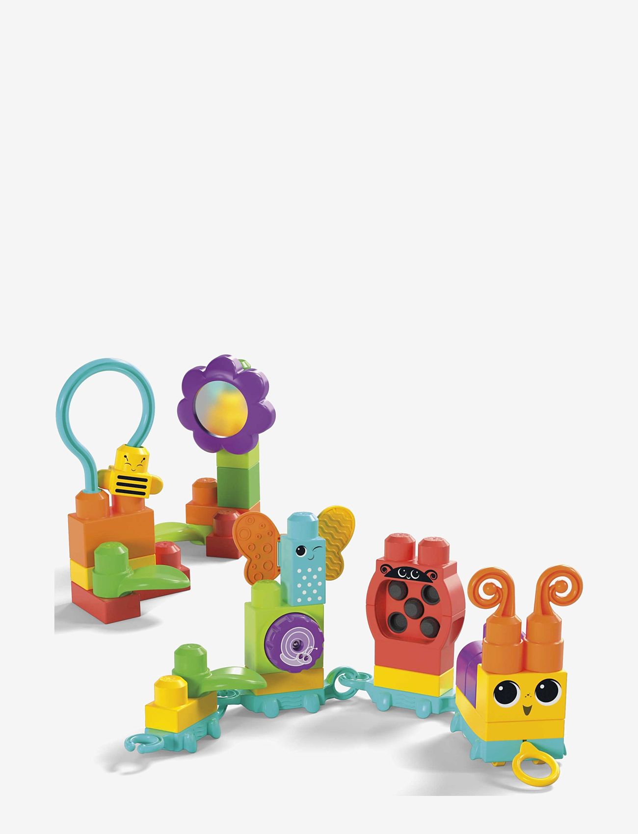 MEGA Bloks - BLOKS Move 'n Groove Caterpillar - stapelbara klossar - multi color - 1