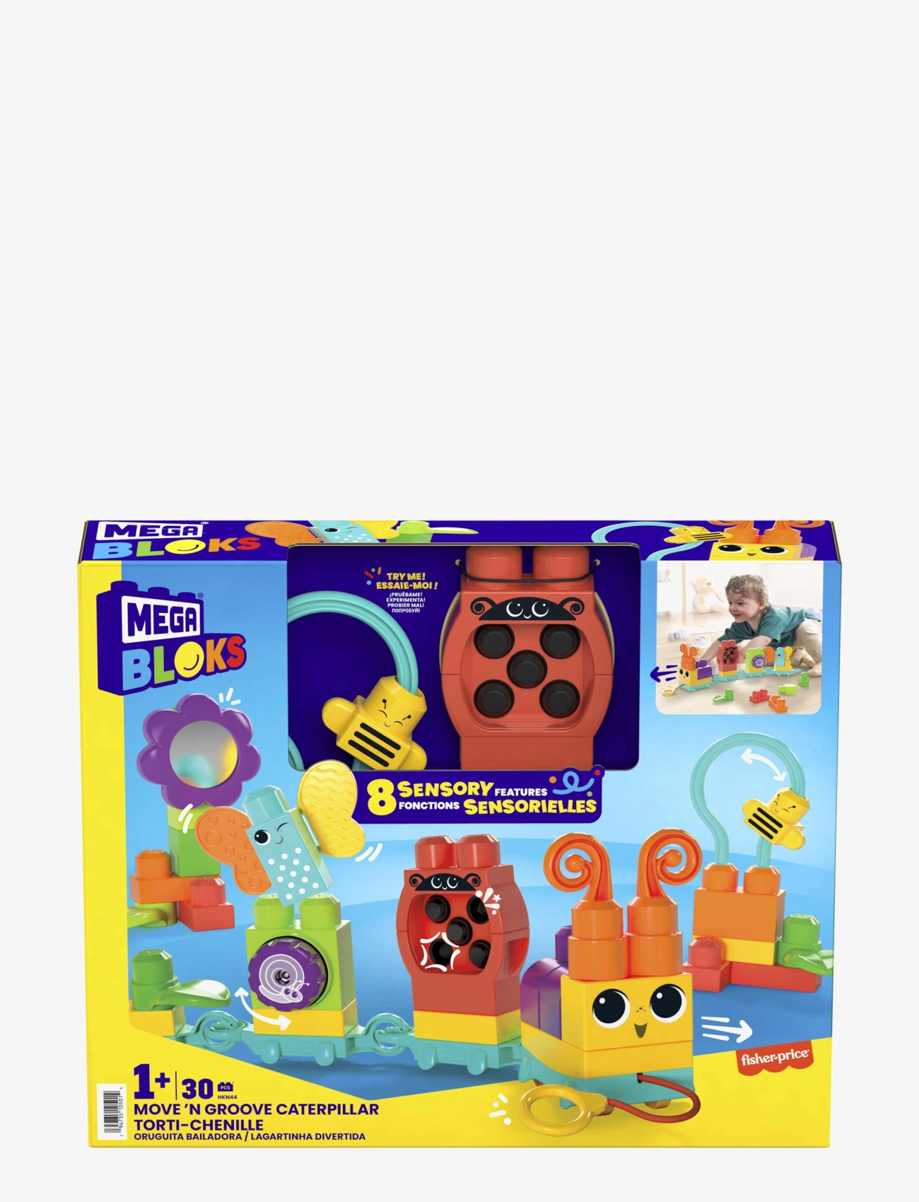 MEGA Bloks - BLOKS Move 'n Groove Caterpillar - stapelklötze - multi color - 2