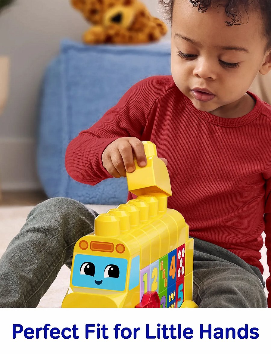 MEGA Bloks - BLOKS First Builders Build & Count Bus Block Toy (45 Pieces) for Toddler - bausteine - multicolor - 4