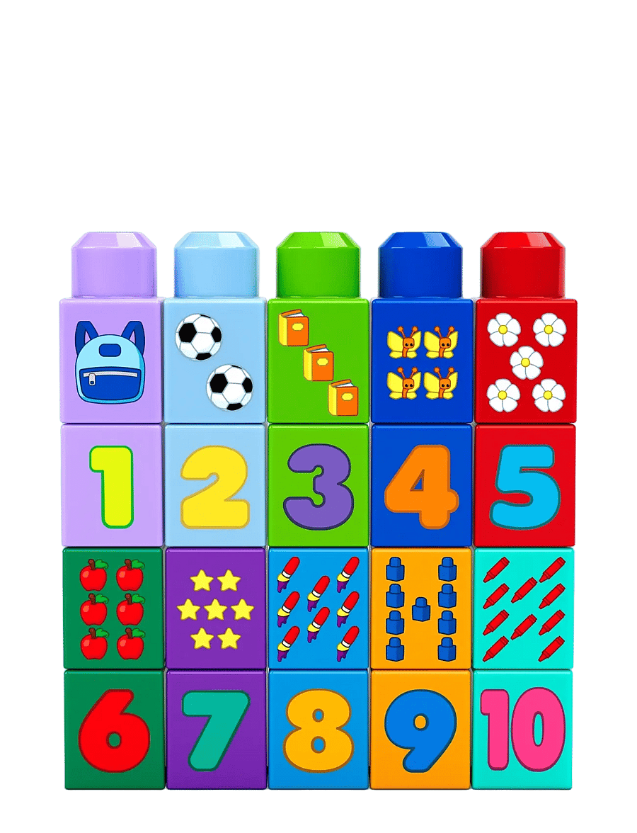 MEGA Bloks - BLOKS First Builders Build & Count Bus Block Toy (45 Pieces) for Toddler - bausteine - multicolor - 2