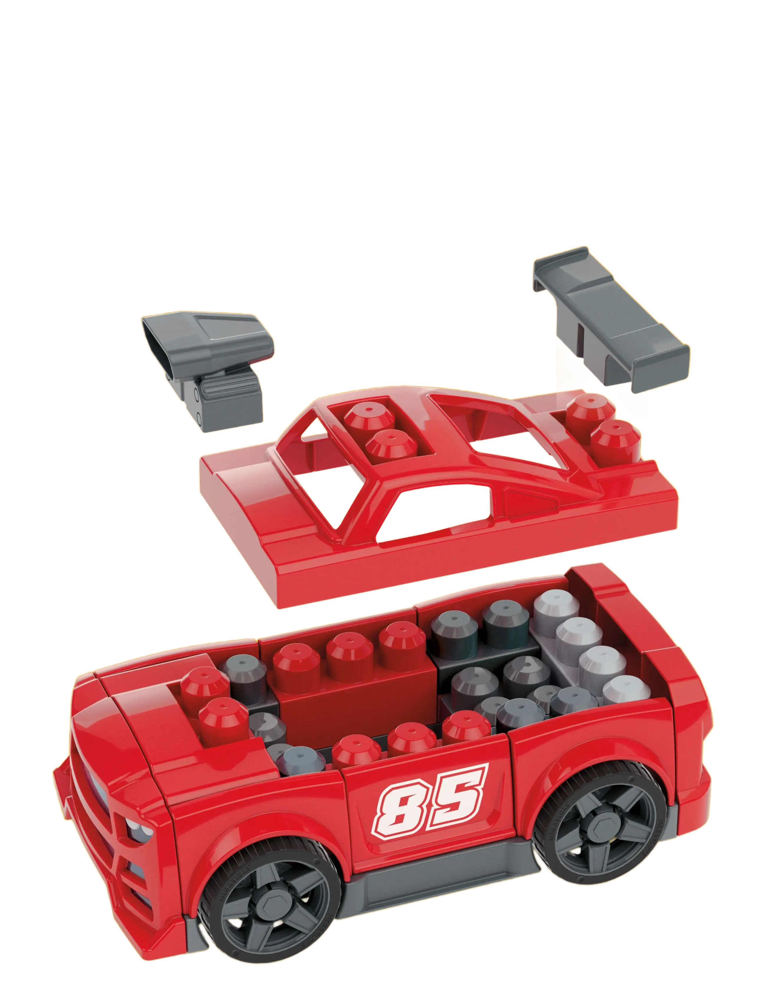MEGA Bloks - MEGA BLOKS Build & Go Race Car - bausteine - multicolor - 3