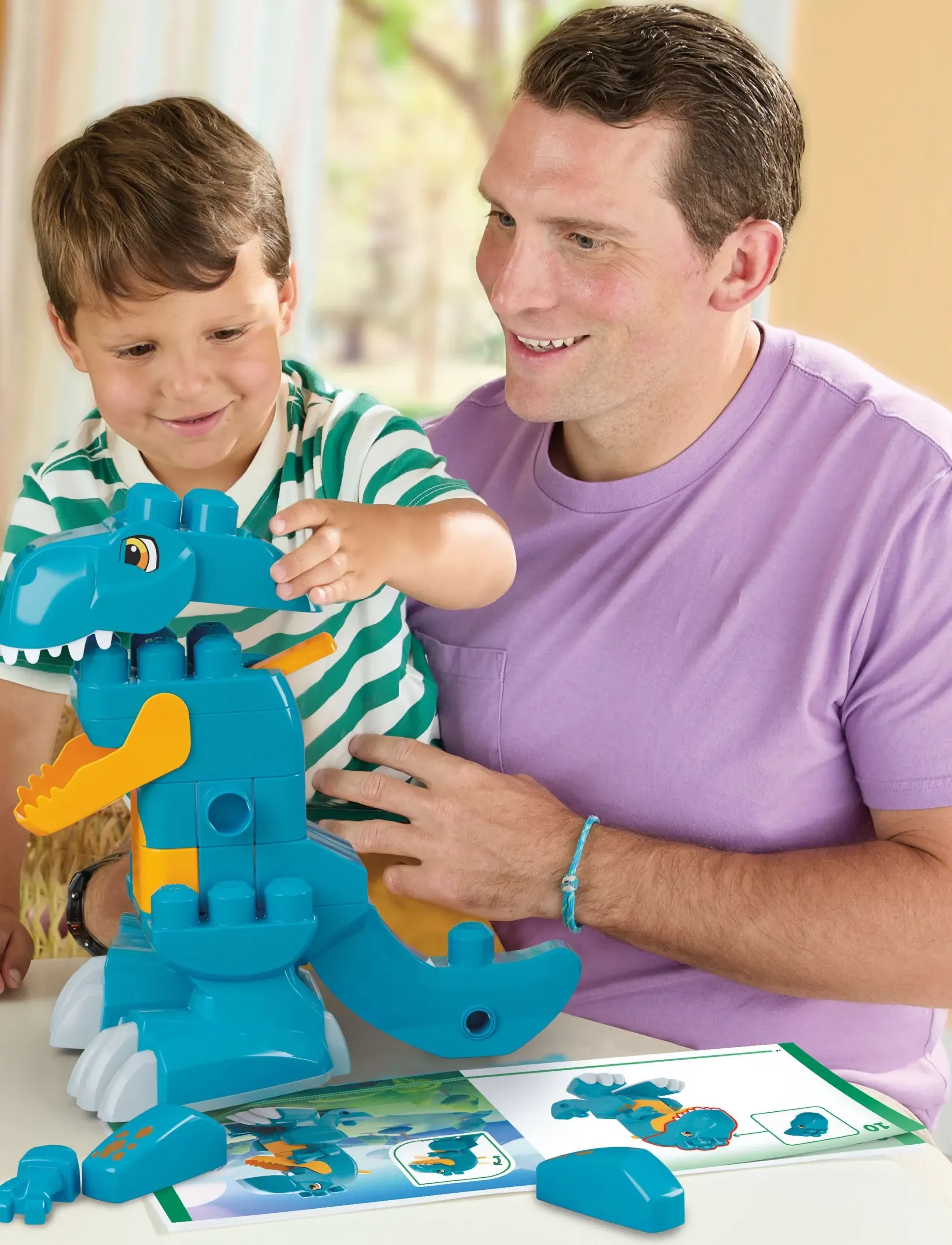 MEGA Bloks - MEGA BLOKS® Build & Chomp Dinosaur - multicolor - 0