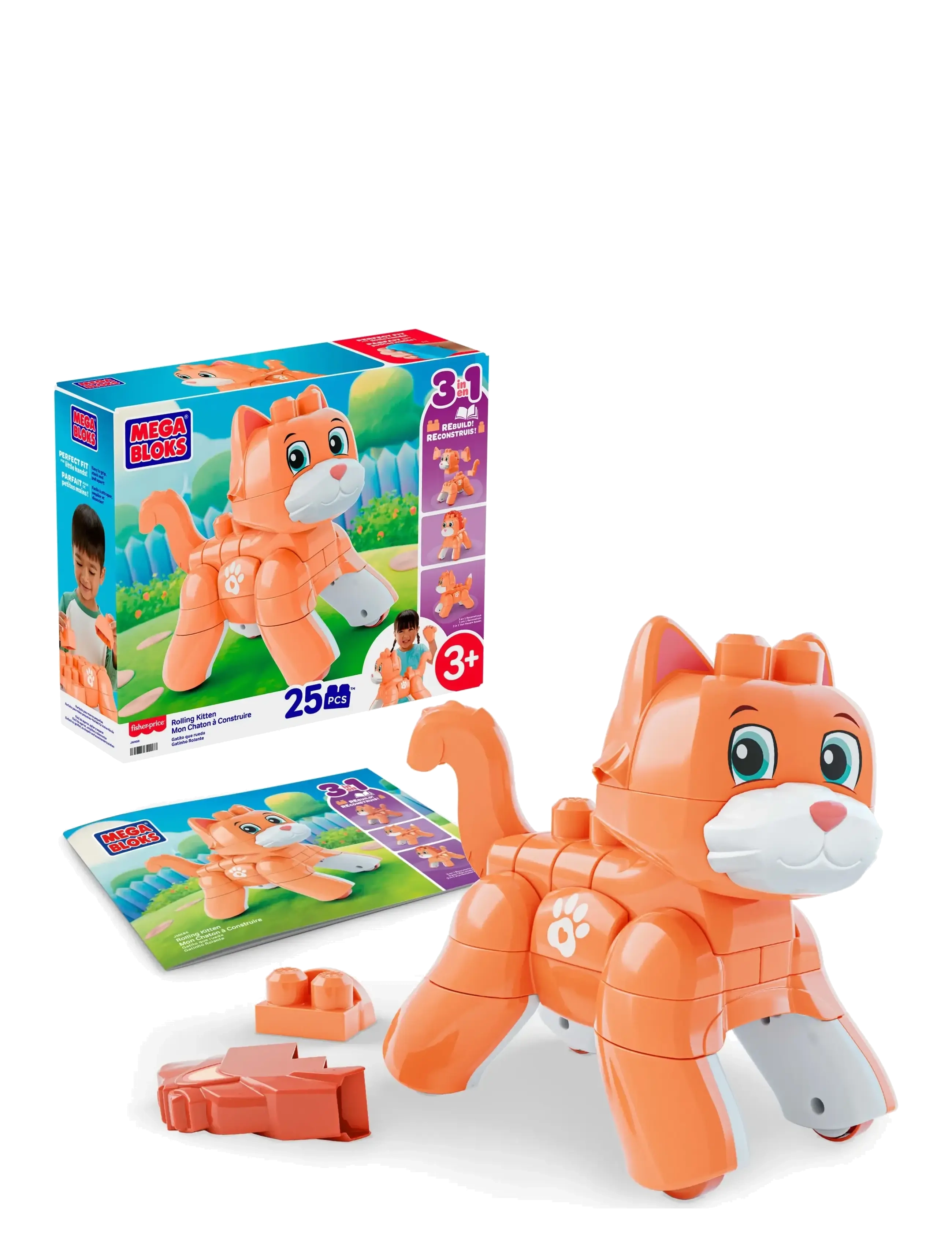 MEGA Bloks MEGA BLOKS® Rolling Kitten - 30–50€ - MULTICOLOR / orange