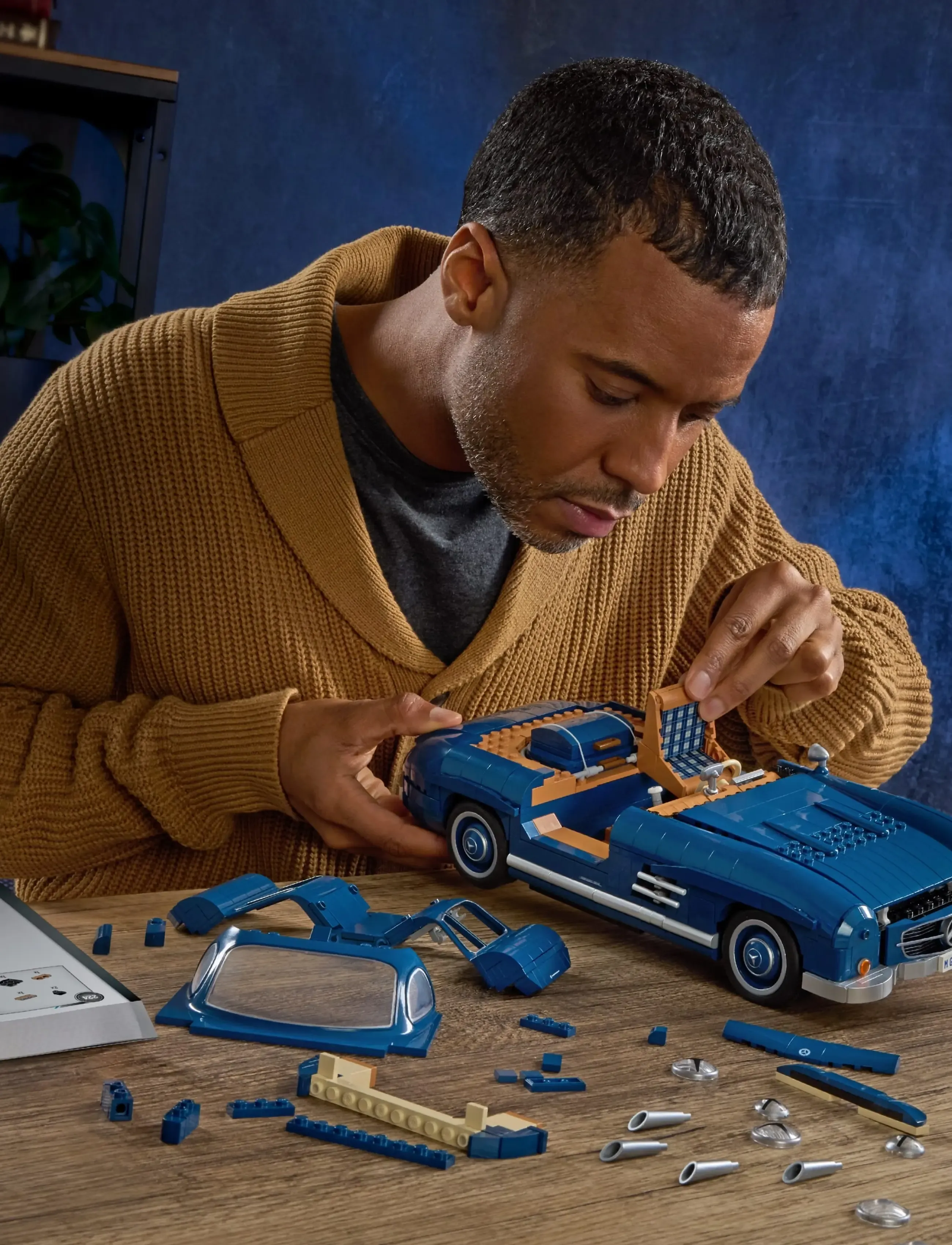 Mattel Brick Shop - Mattel Brick Shop Mercedes-Benz 300 SL Building Toy Kit (1600 Pieces), for Collectors - spielzeugautos - multi color - 0