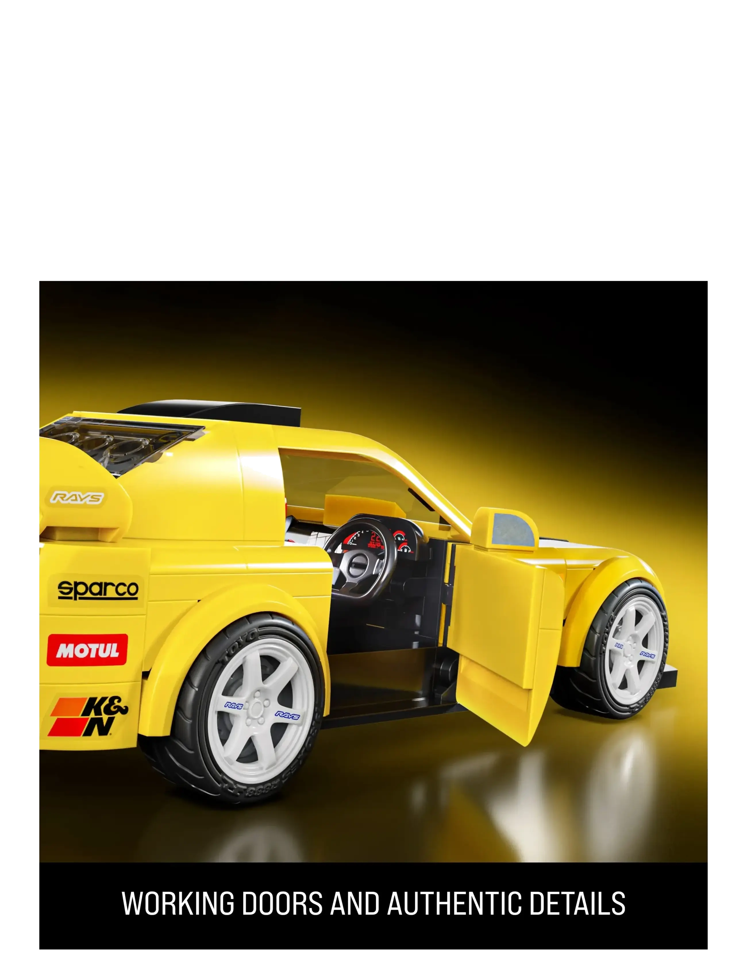 Mattel Brick Shop - Hot Wheels ’07 Honda S2000 Building Toy Kit (257 Pieces), for Collectors - ensembles de construction - multi color - 2