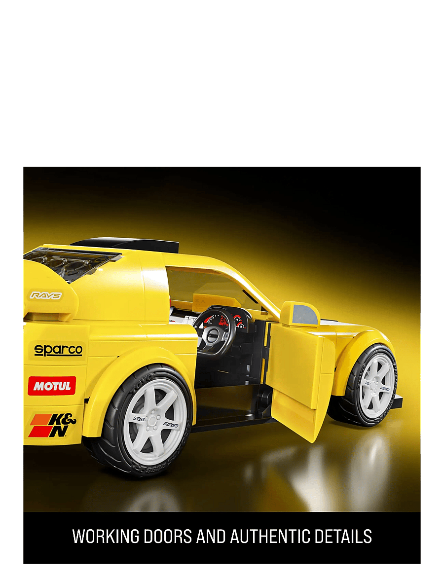 Mattel Brick Shop - Hot Wheels ’07 Honda S2000 Building Toy Kit (257 Pieces), for Collectors - baukästen - multi color - 2
