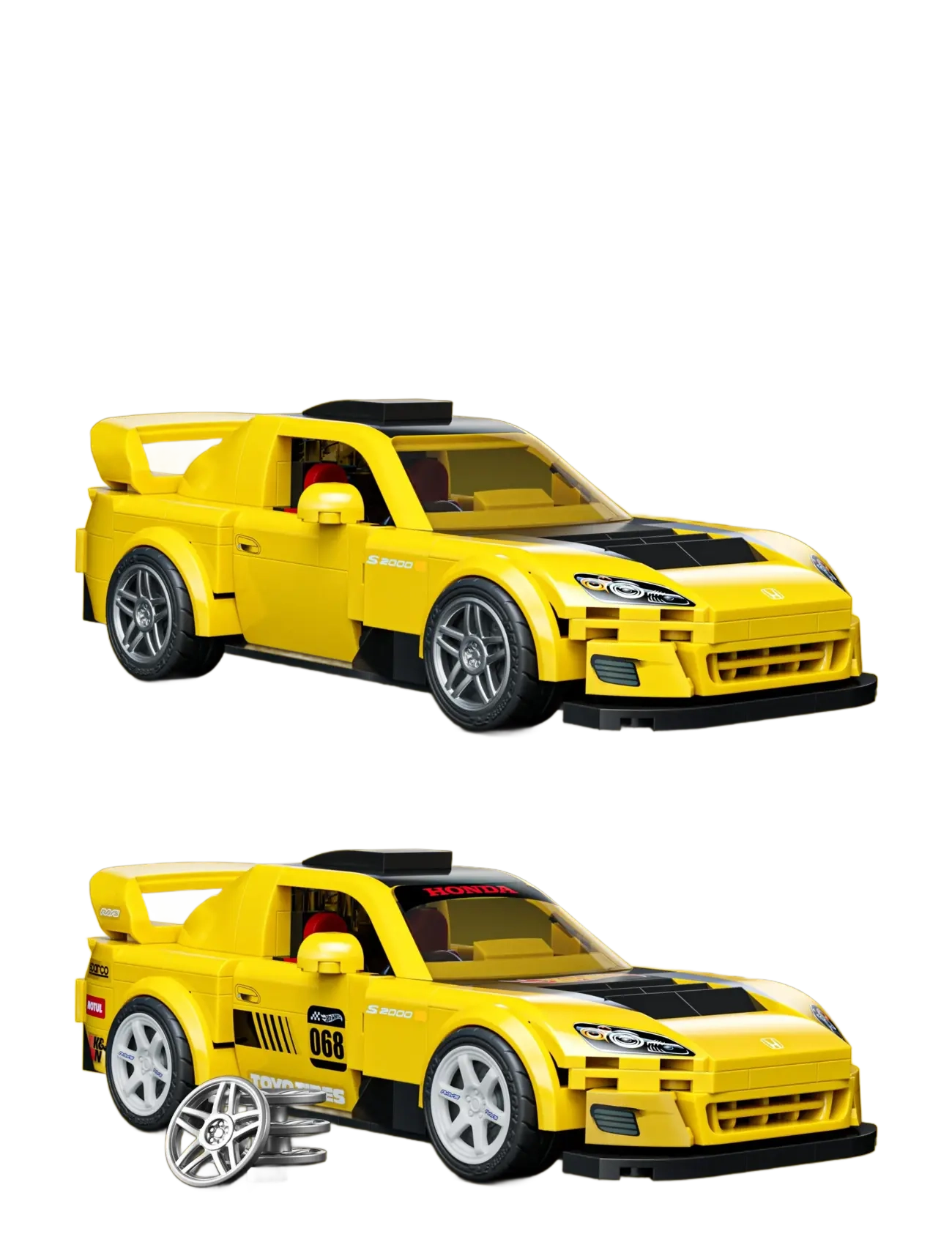 Mattel Brick Shop - Hot Wheels ’07 Honda S2000 Building Toy Kit (257 Pieces), for Collectors - ensembles de construction - multi color - 3