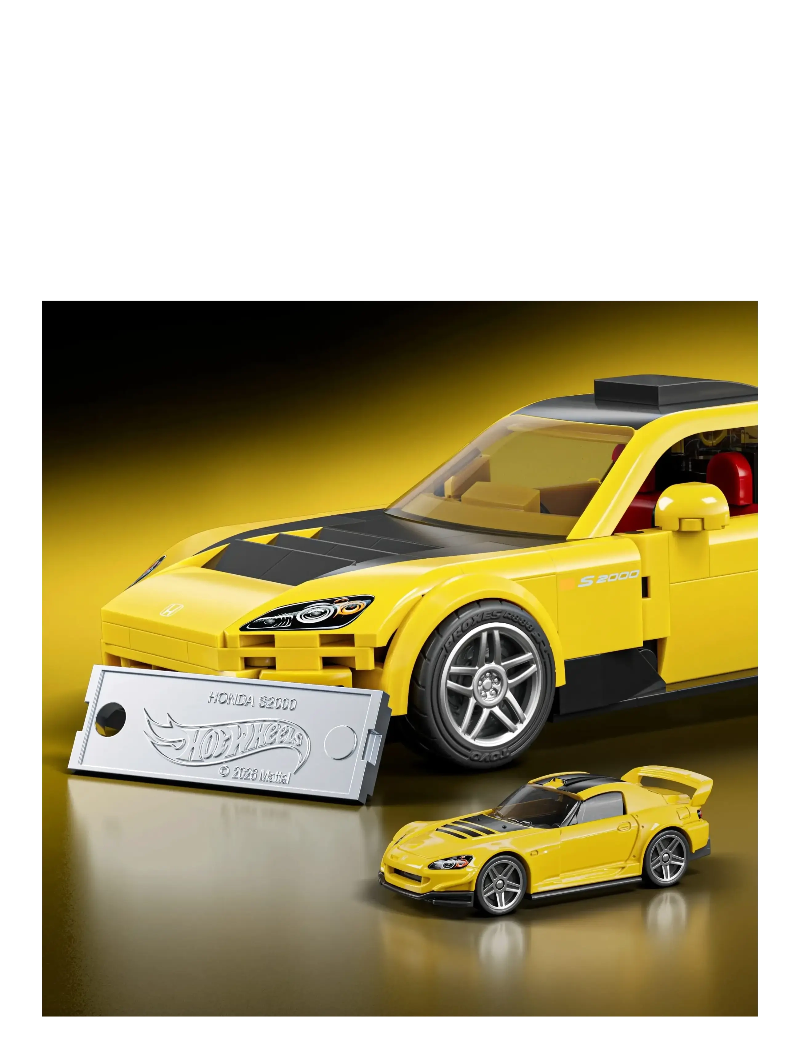 Mattel Brick Shop - Hot Wheels ’07 Honda S2000 Building Toy Kit (257 Pieces), for Collectors - ensembles de construction - multi color - 5