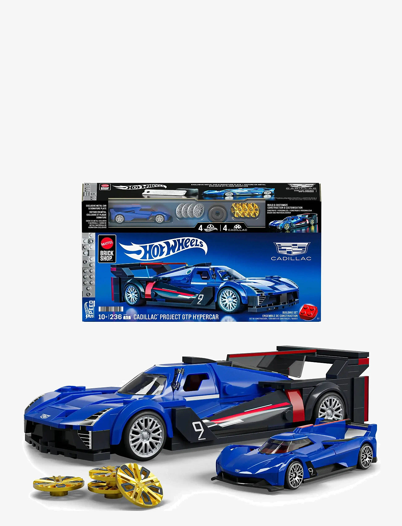 Mattel Brick Shop - BRICK SHOP HOT WHEELS SPEED SERIES CADILLAC - leksaksbilar - multi color - 1