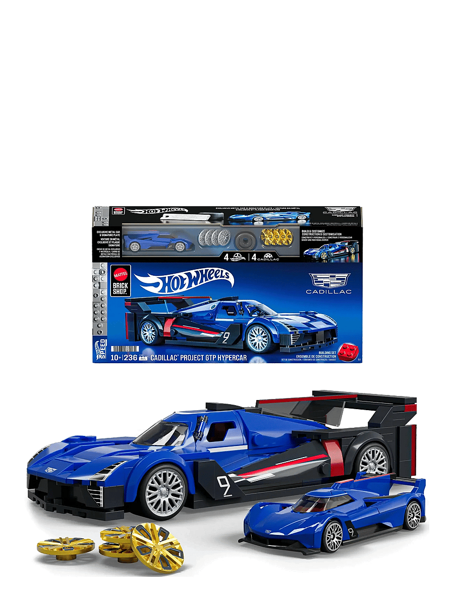 Mattel Brick Shop - BRICK SHOP HOT WHEELS SPEED SERIES CADILLAC - mänguautod - multi color - 1