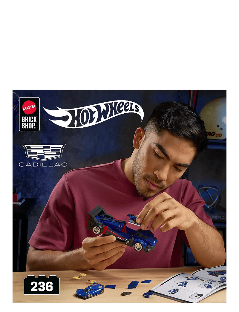 Mattel Brick Shop - BRICK SHOP HOT WHEELS SPEED SERIES CADILLAC - spielzeugautos - multi color - 2