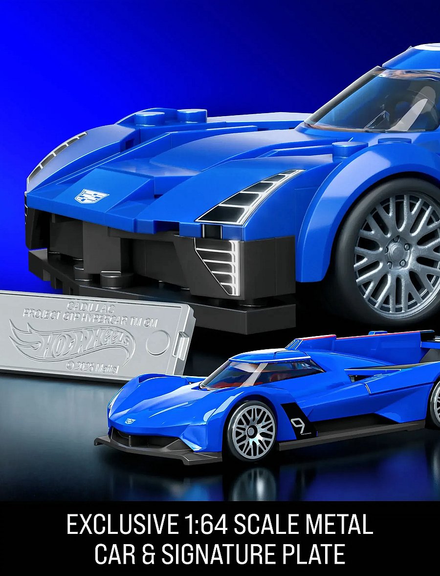 Mattel Brick Shop - BRICK SHOP HOT WHEELS SPEED SERIES CADILLAC - mänguautod - multi color - 0