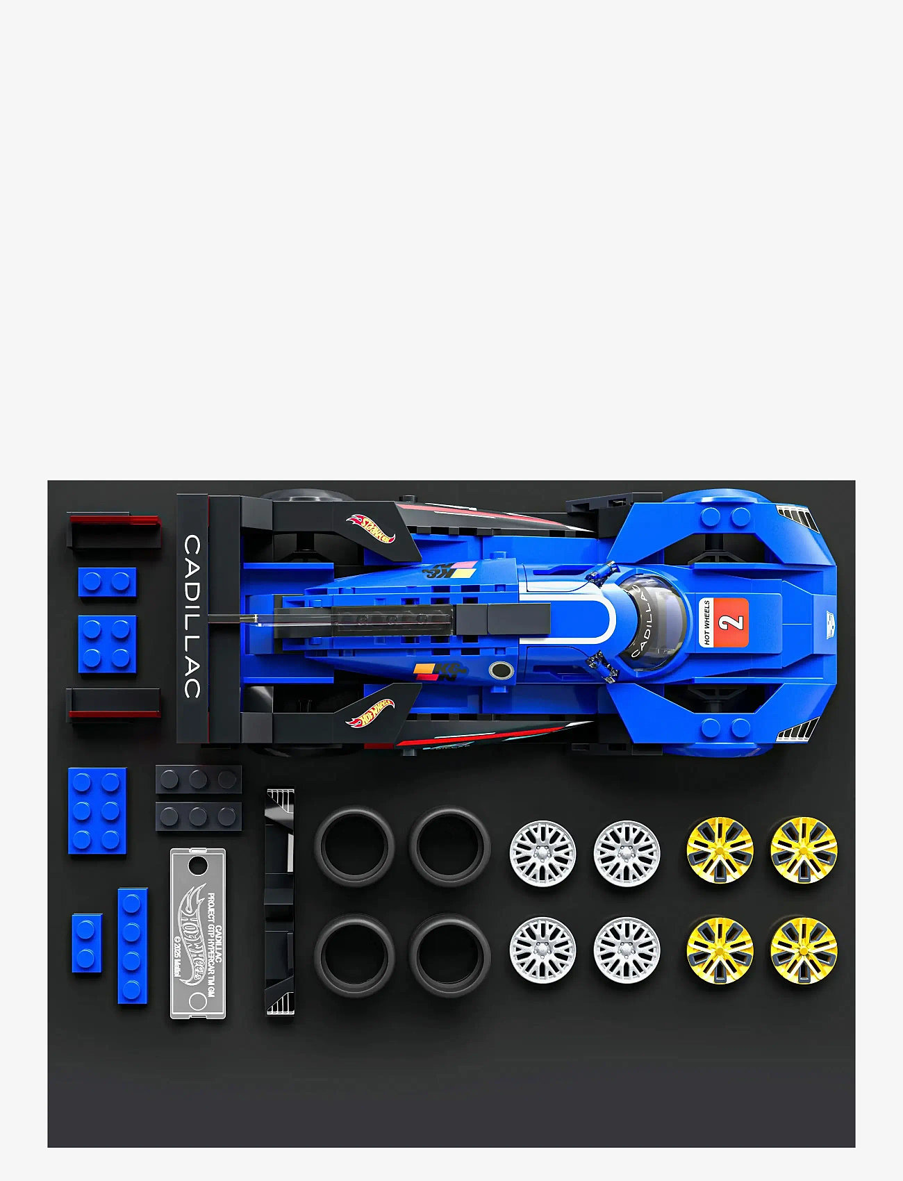 Mattel Brick Shop - BRICK SHOP HOT WHEELS SPEED SERIES CADILLAC - leksaksbilar - multi color - 5