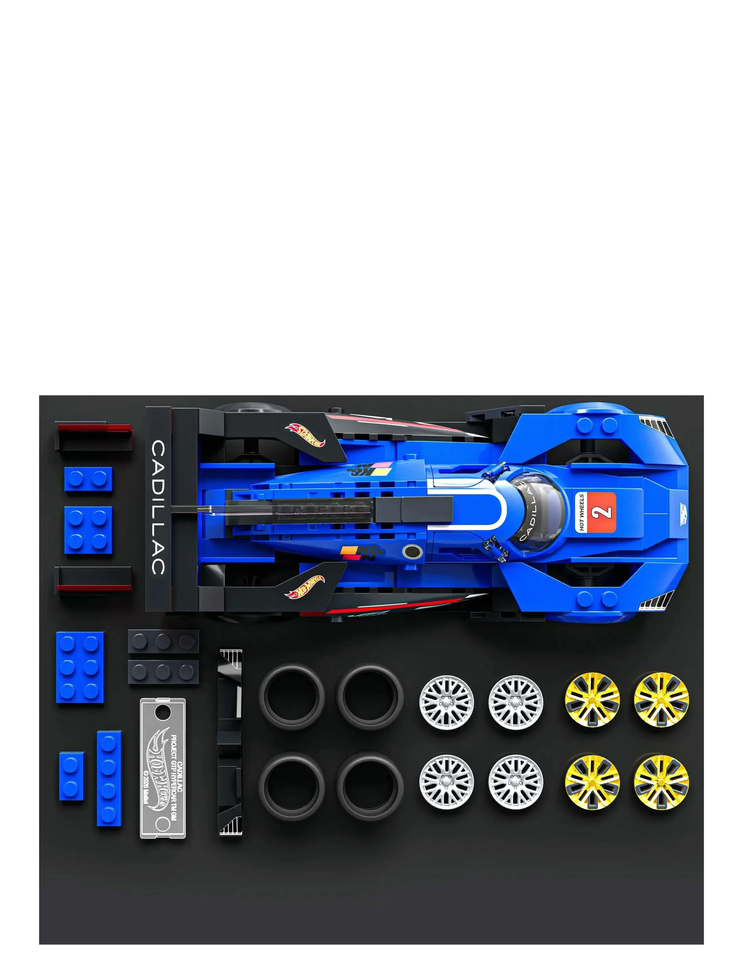 Mattel Brick Shop - BRICK SHOP HOT WHEELS SPEED SERIES CADILLAC - toy cars - multi color - 5