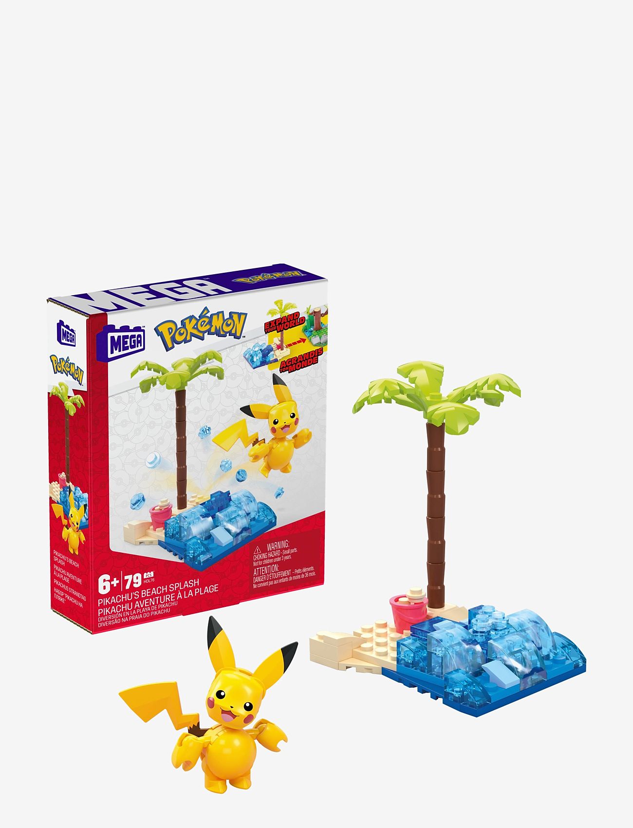 MEGA Pokémon - Pokémon Pikachu's Beach Splash - multi color - 1