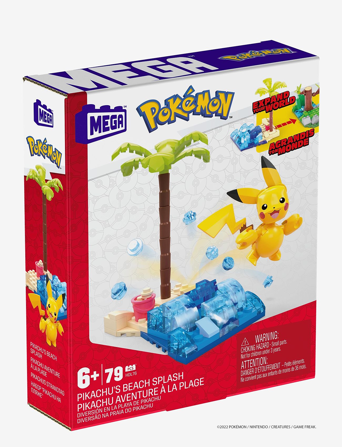 MEGA Pokémon - Pokémon Pikachu's Beach Splash - multi color - 2