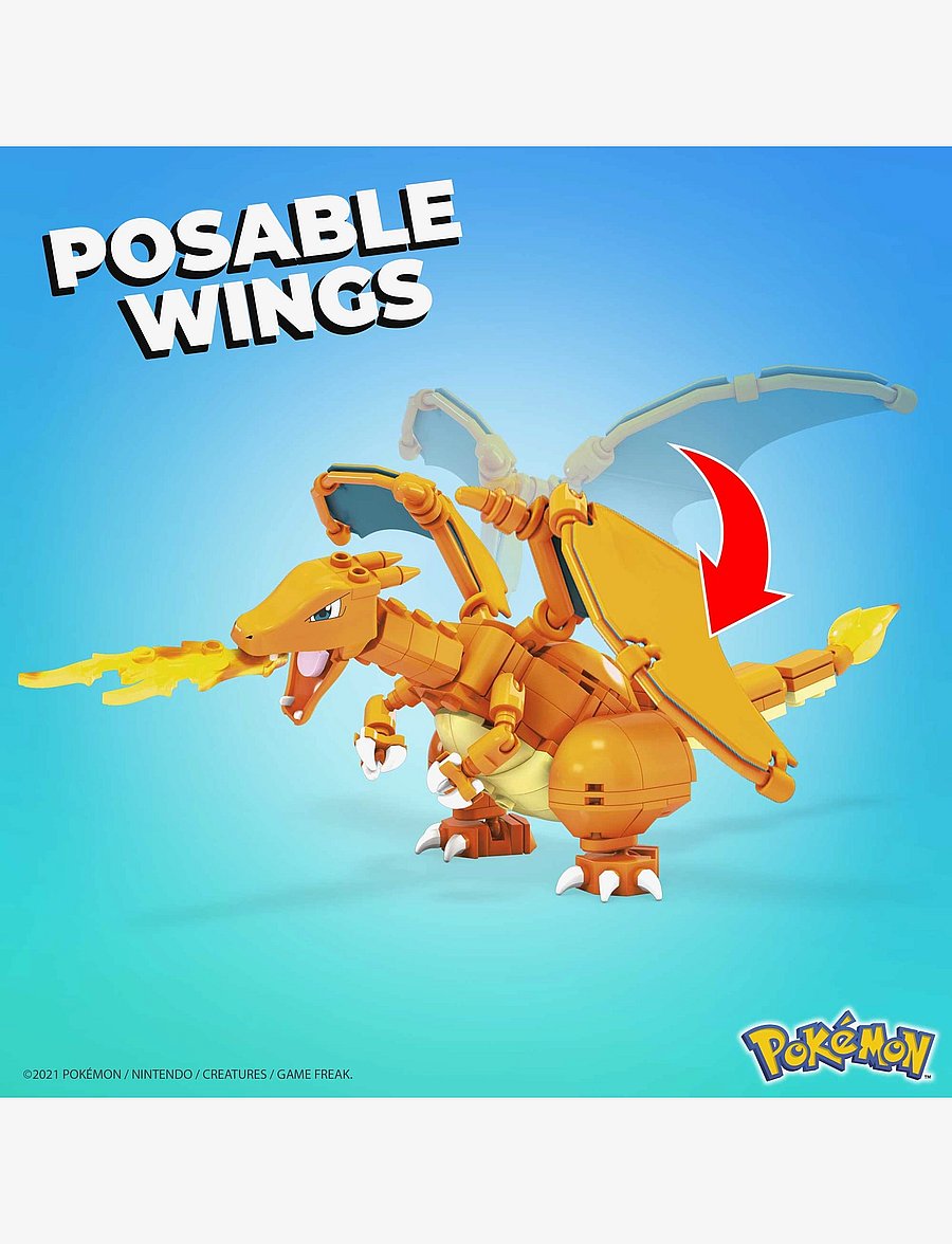 MEGA Pokémon - Pokémon Building Toy Kit Charmander Set with 3 Action Figures (313 Pieces) for Kids - baukästen - multi color - 4