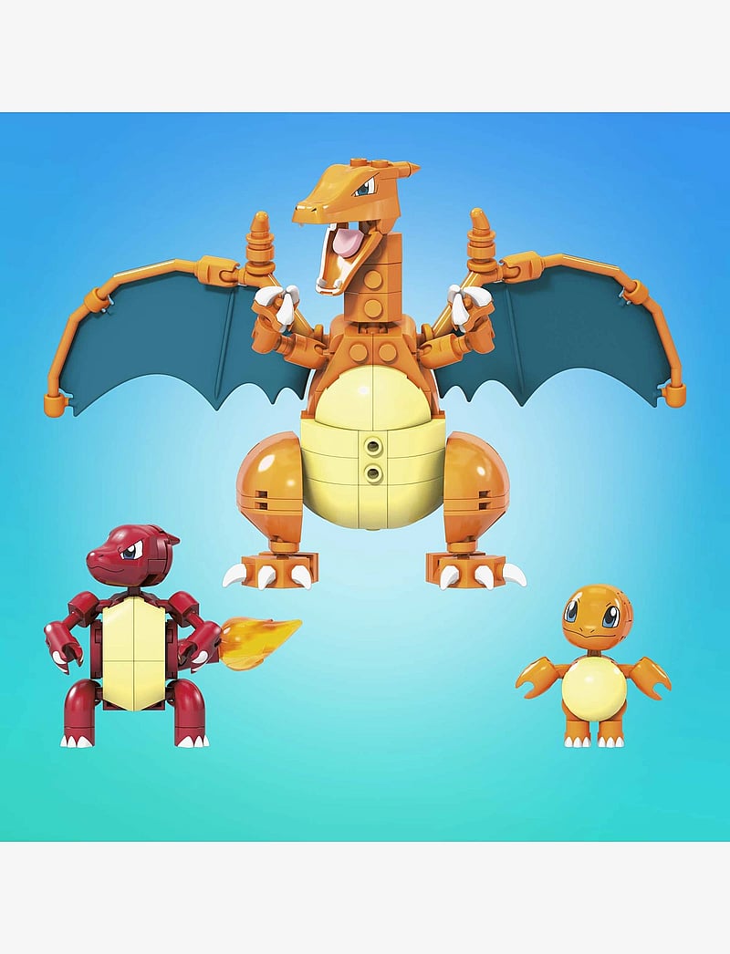 MEGA Pokémon - Pokémon Building Toy Kit Charmander Set with 3 Action Figures (313 Pieces) for Kids - baukästen - multi color - 5