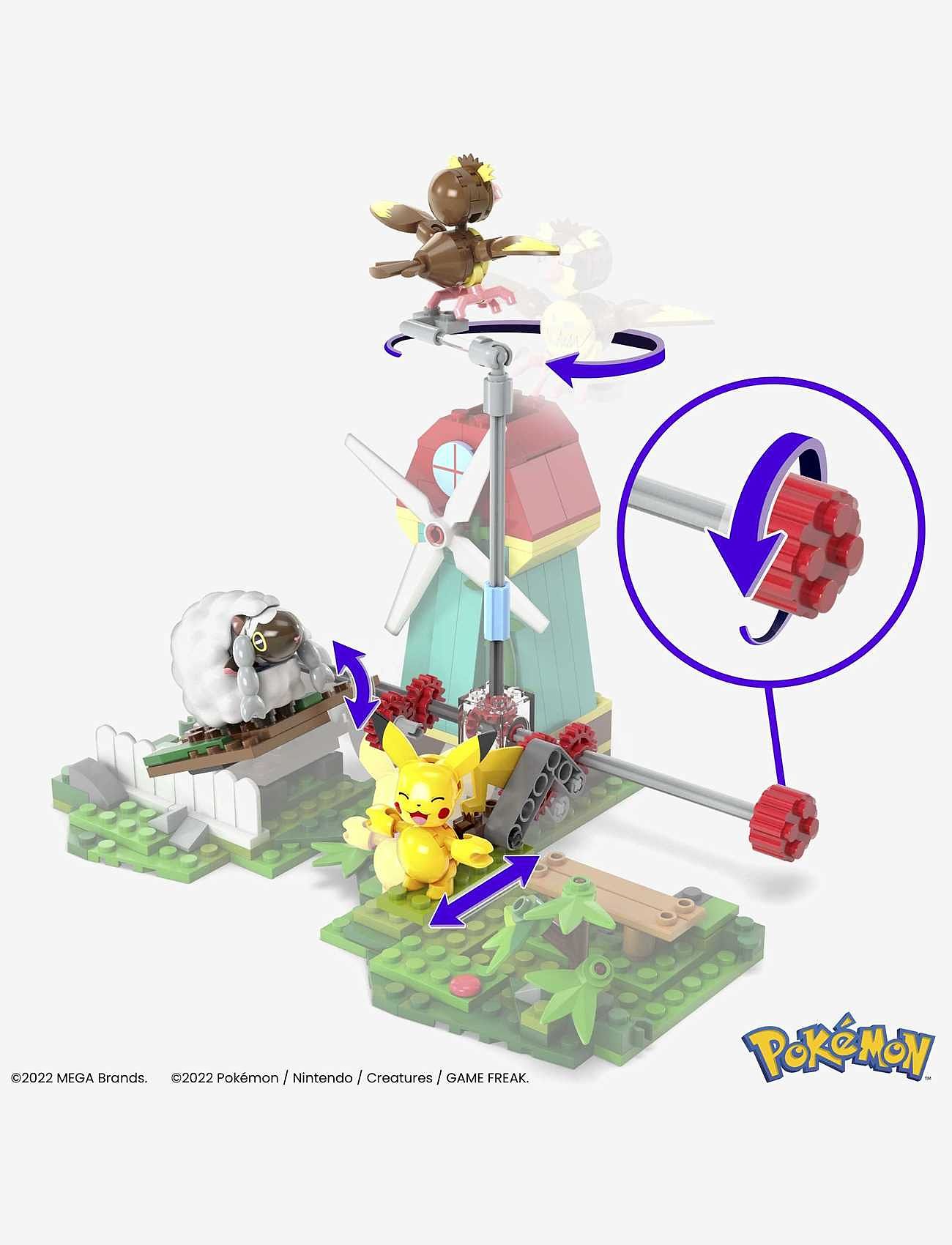 MEGA Pokémon - Pokémon Countryside Windmill - ehituskomplektid - multi color - 3
