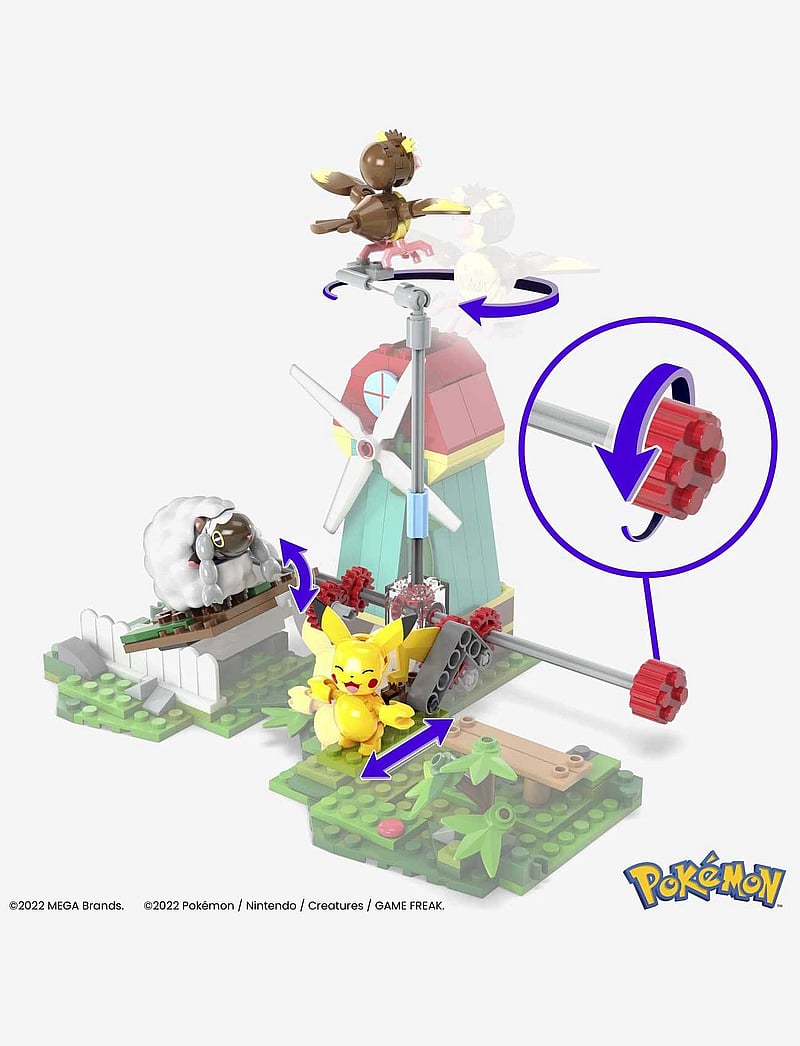 MEGA Pokémon - Pokémon Countryside Windmill - ehituskomplektid - multi color - 3