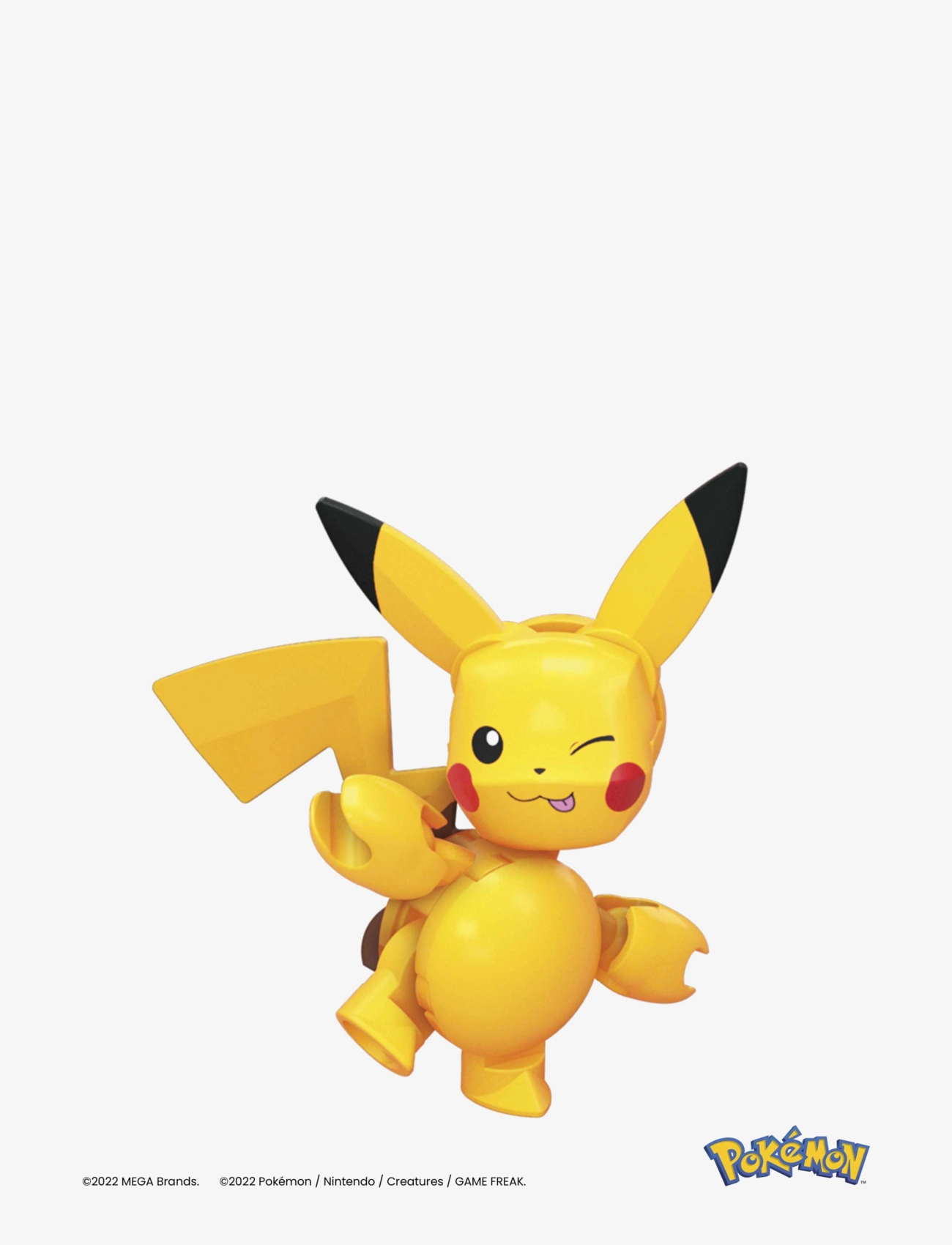 MEGA Pokémon - Pokémon Building Toy Kit Pikachu Set with 3 Action Figures (159 Pieces) for Kids - byggesett - multi color - 2