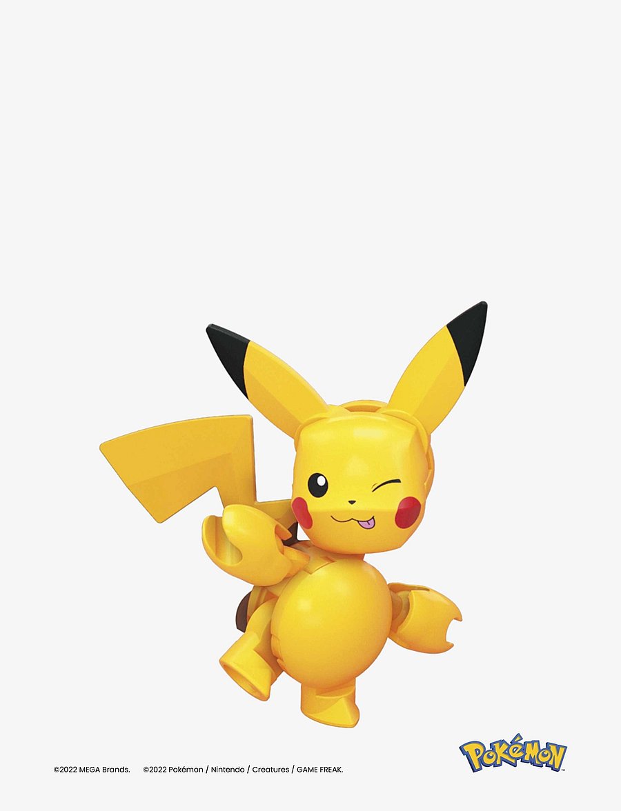 MEGA Pokémon - Pokémon Building Toy Kit Pikachu Set with 3 Action Figures (159 Pieces) for Kids - ehituskomplektid - multi color - 2