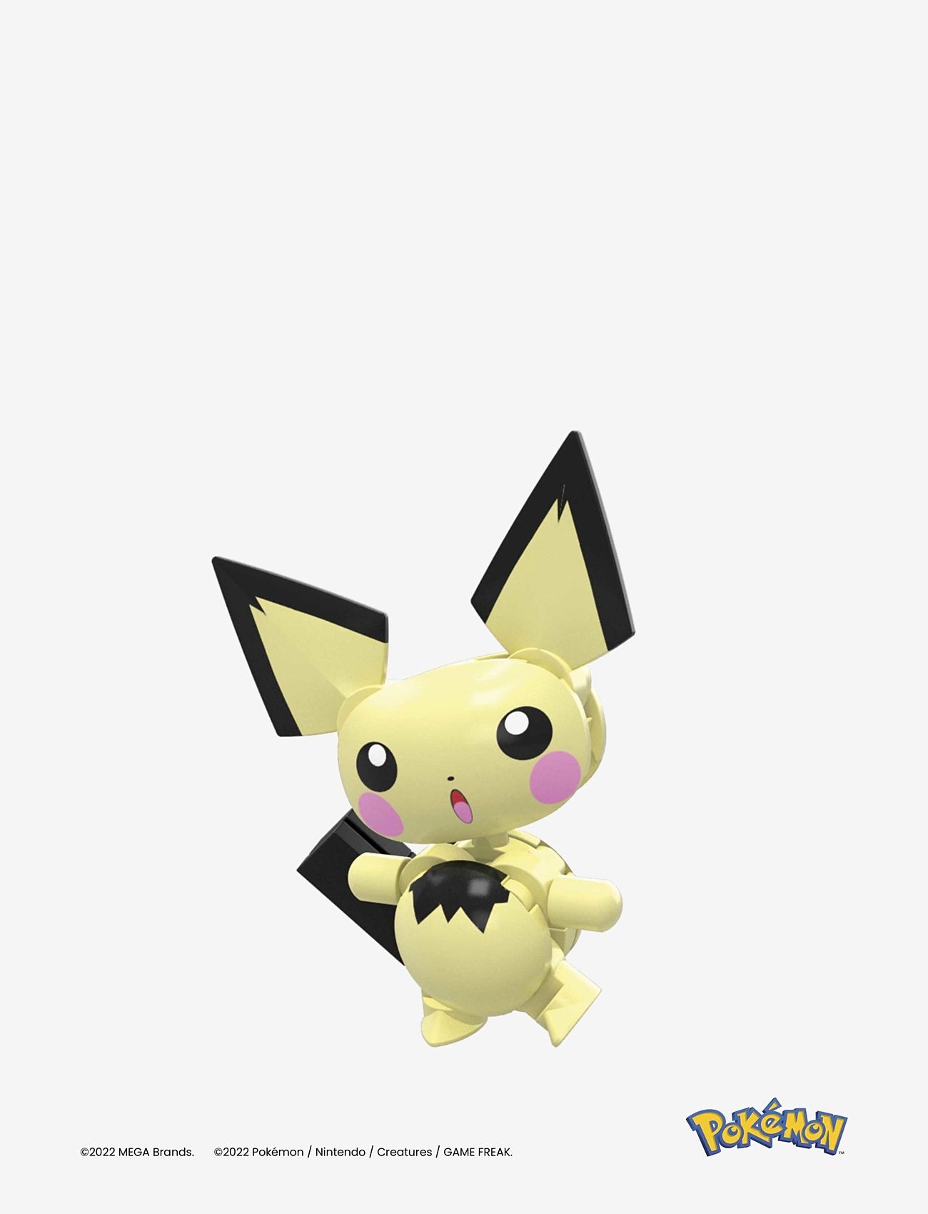 MEGA Pokémon - Pokémon Building Toy Kit Pikachu Set with 3 Action Figures (159 Pieces) for Kids - byggsatser - multi color - 3