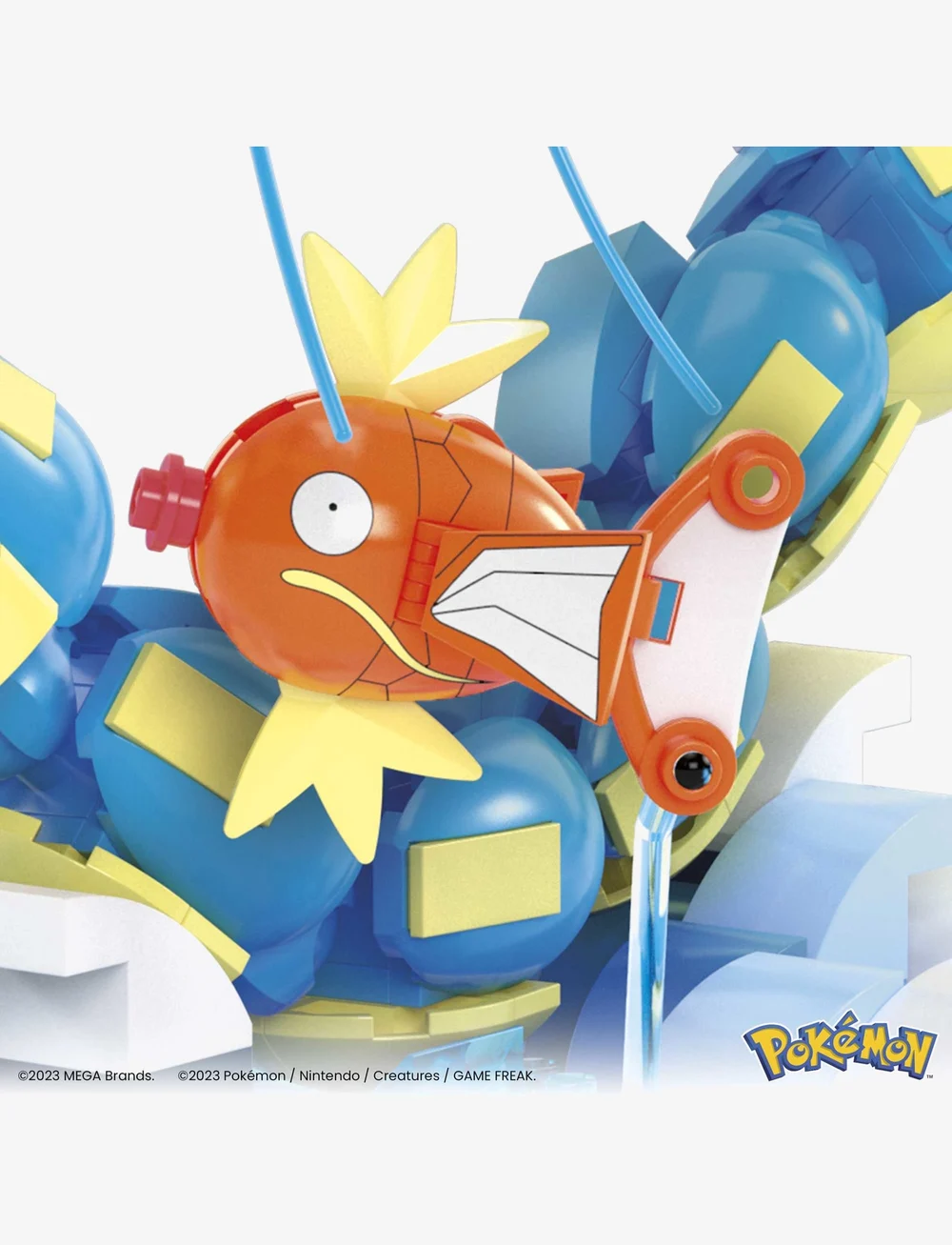 MEGA Pokémon - Pokémon Magikarp Building Toy Kit with 2 Action Figures (411 Pieces) for Kids - kubbasett - multi color - 2