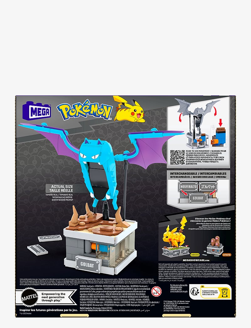 MEGA Pokémon - Pokémon Mini Motion Golbat Building Toy Kit (313 Pieces) for Collectors - baukästen - multi color - 5