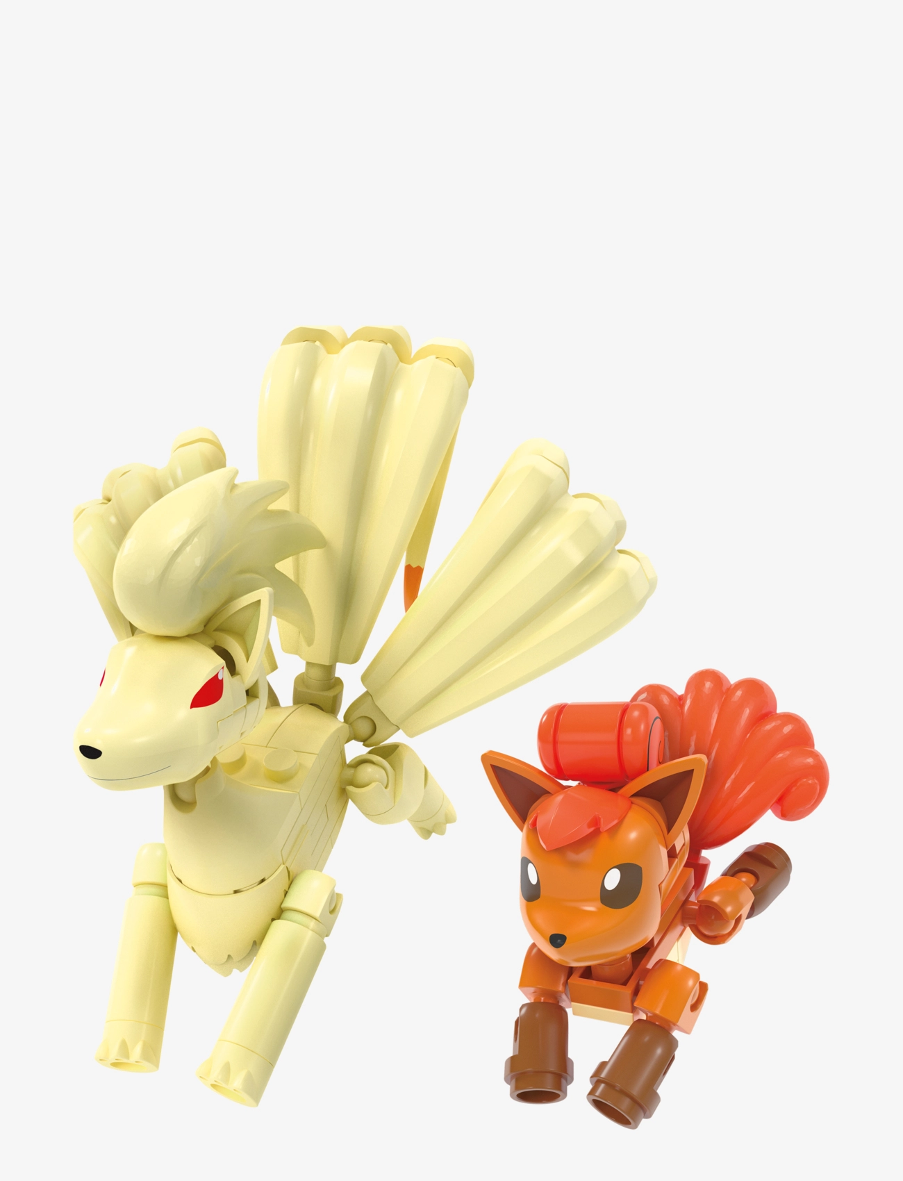 MEGA Pokémon - Pokémon Vulpix Evolution Set (145 Pieces) with 2 Poseable Action Figures for Kids - byggsatser - multicolor - 4