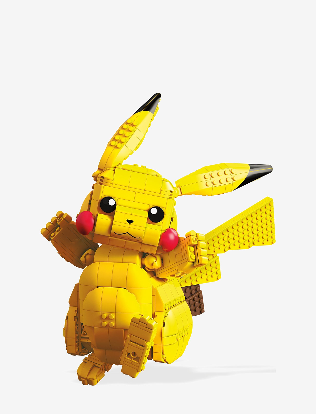 Mega - Pokémon Building Toy Kit Jumbo Pikachu (825 Pieces) 12 inch Action Figure for Kids - multi color - 1