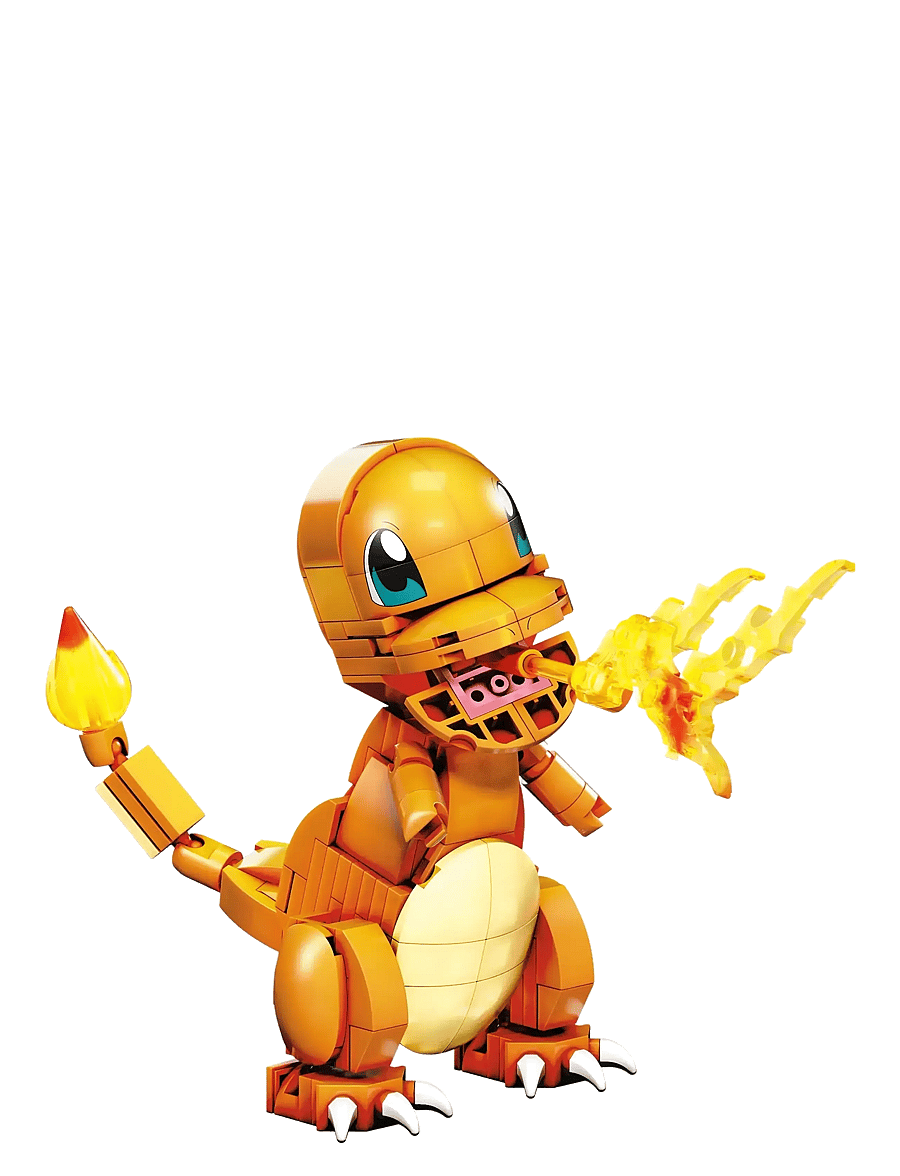Mega - Pokémon Build & Show Charmander toy building set, 4 inches tall, - baukästen - multi color - 1
