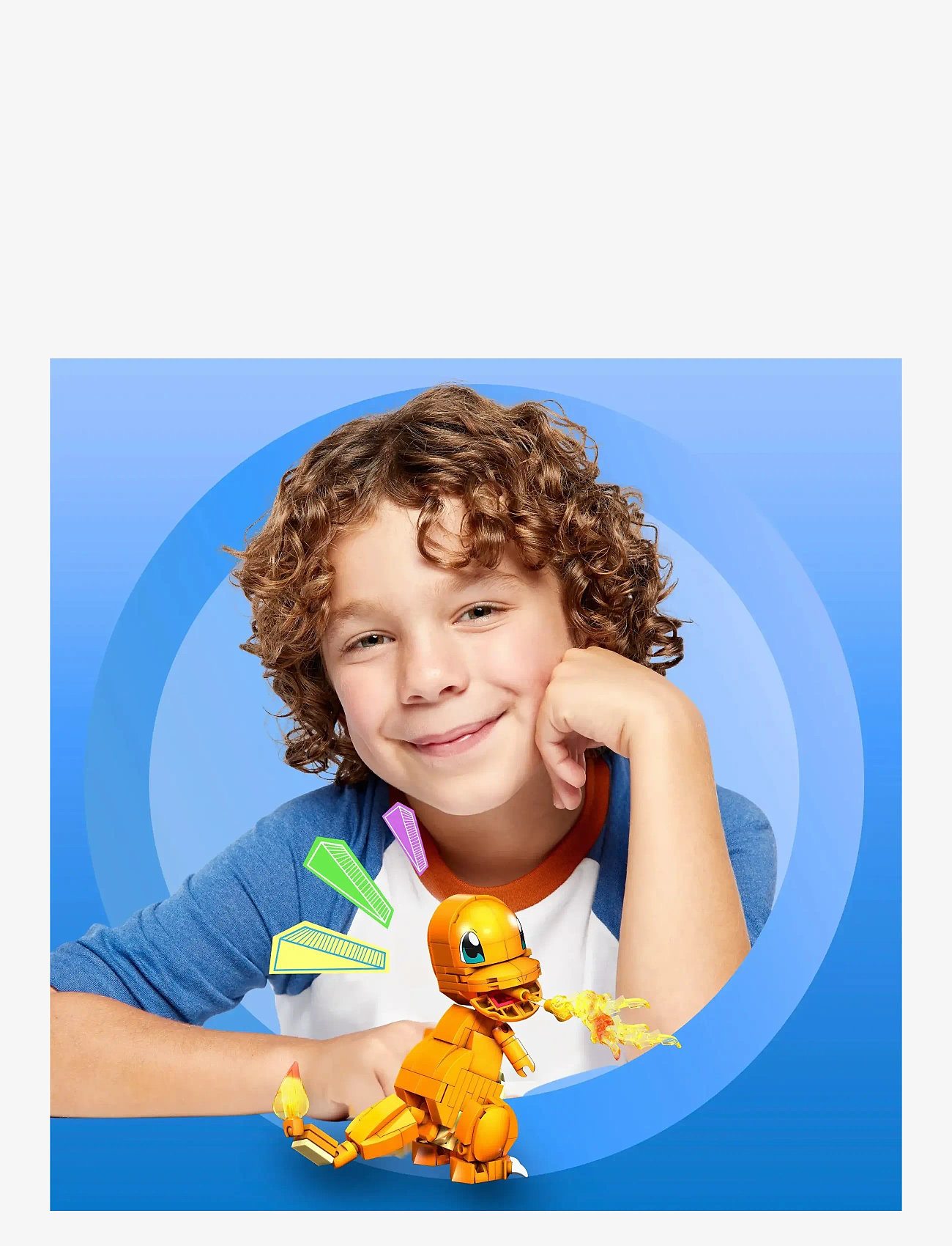 Mega - Pokémon Build & Show Charmander toy building set, 4 inches tall, - byggesæt - multi color - 2