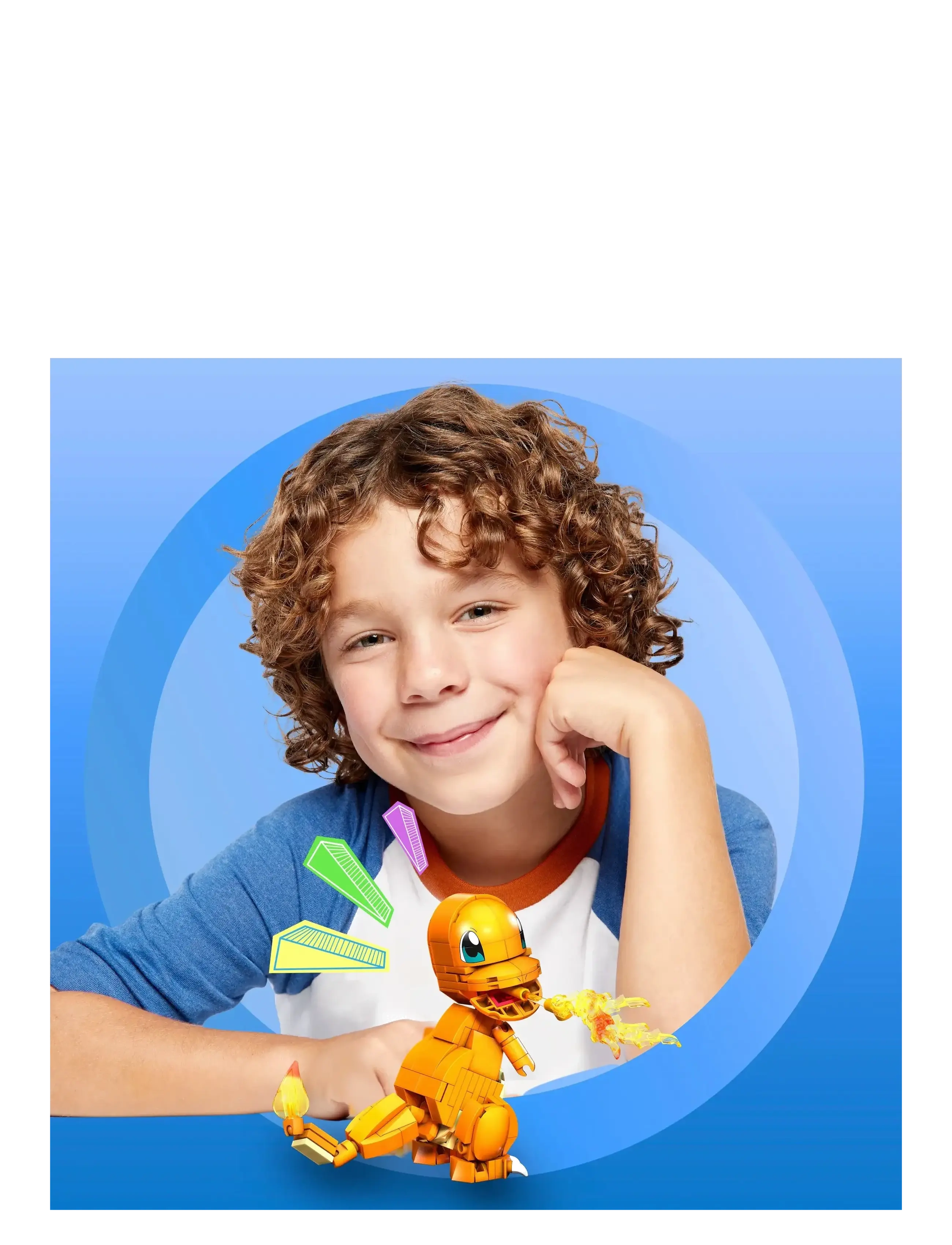 Mega - Pokémon Build & Show Charmander toy building set, 4 inches tall, - baukästen - multi color - 2