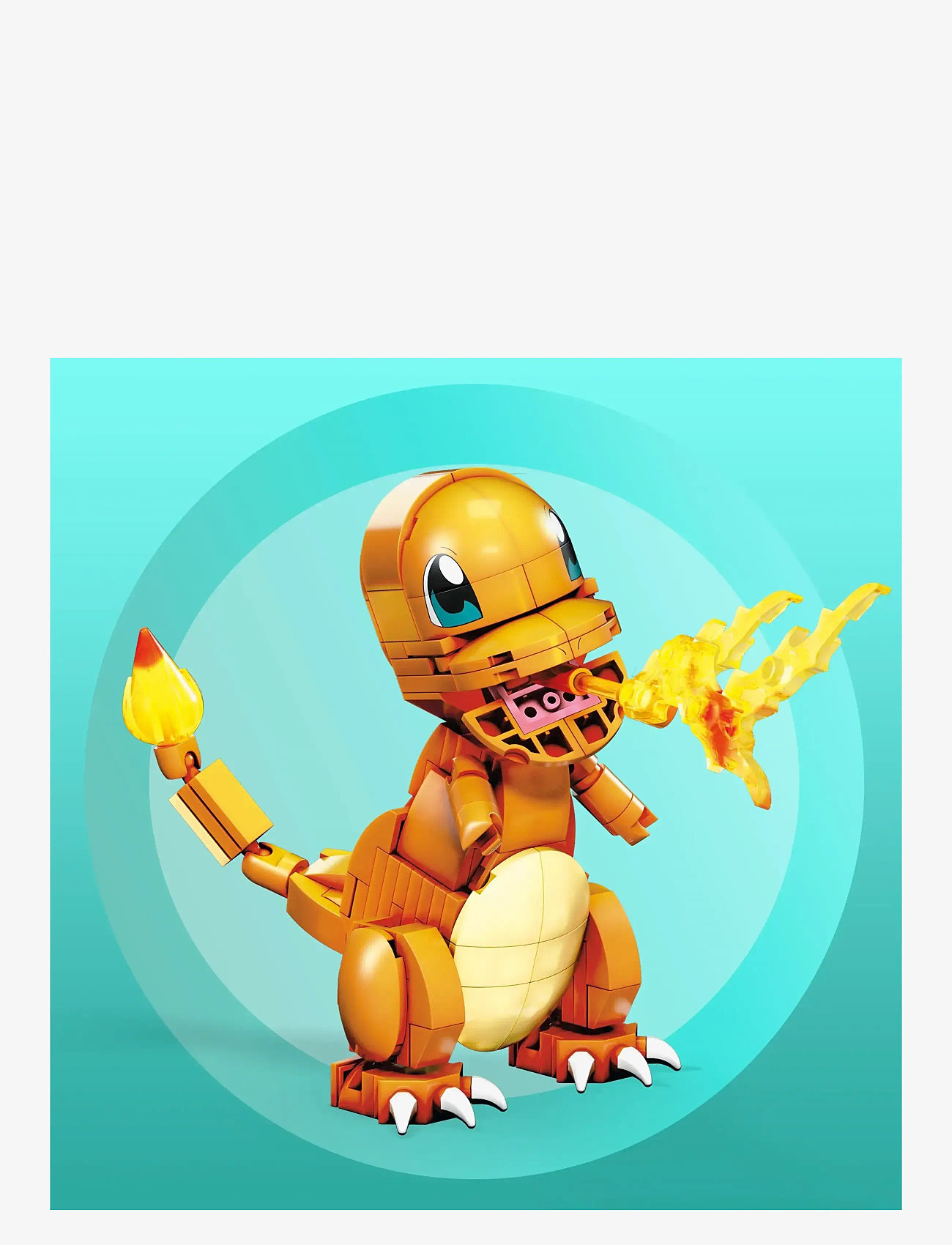 Mega - Pokémon Build & Show Charmander toy building set, 4 inches tall, - byggesæt - multi color - 3