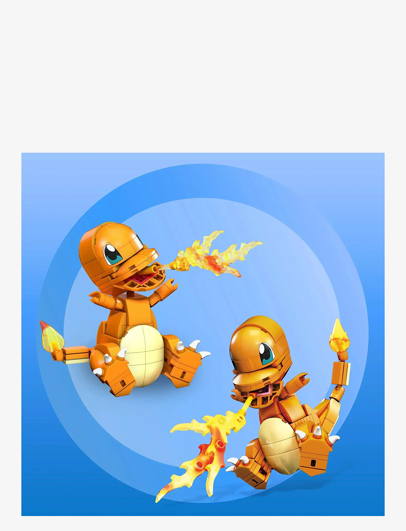 Mega - Pokémon Build & Show Charmander toy building set, 4 inches tall, - byggesæt - multi color - 4