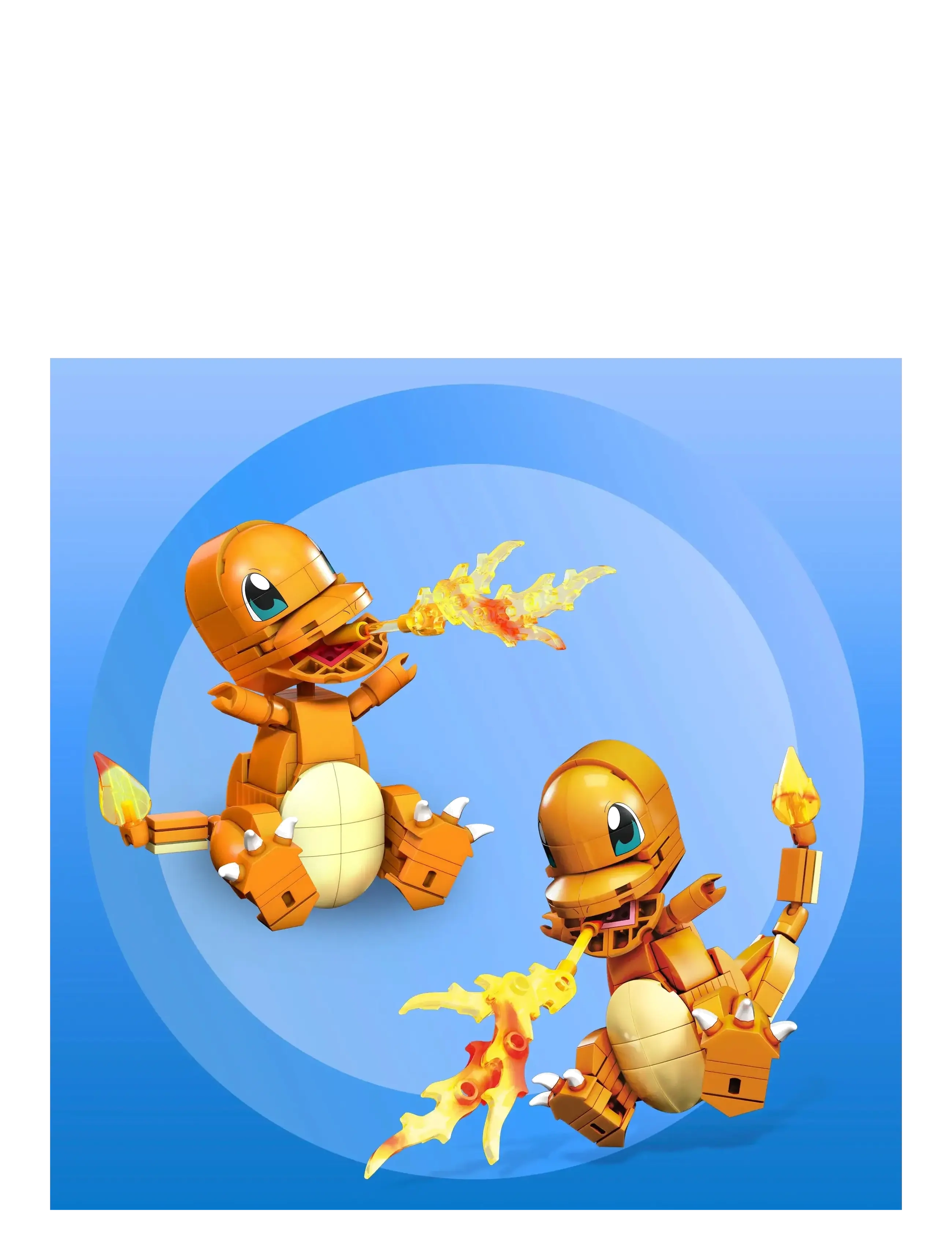 Mega - Pokémon Build & Show Charmander toy building set, 4 inches tall, - baukästen - multi color - 4