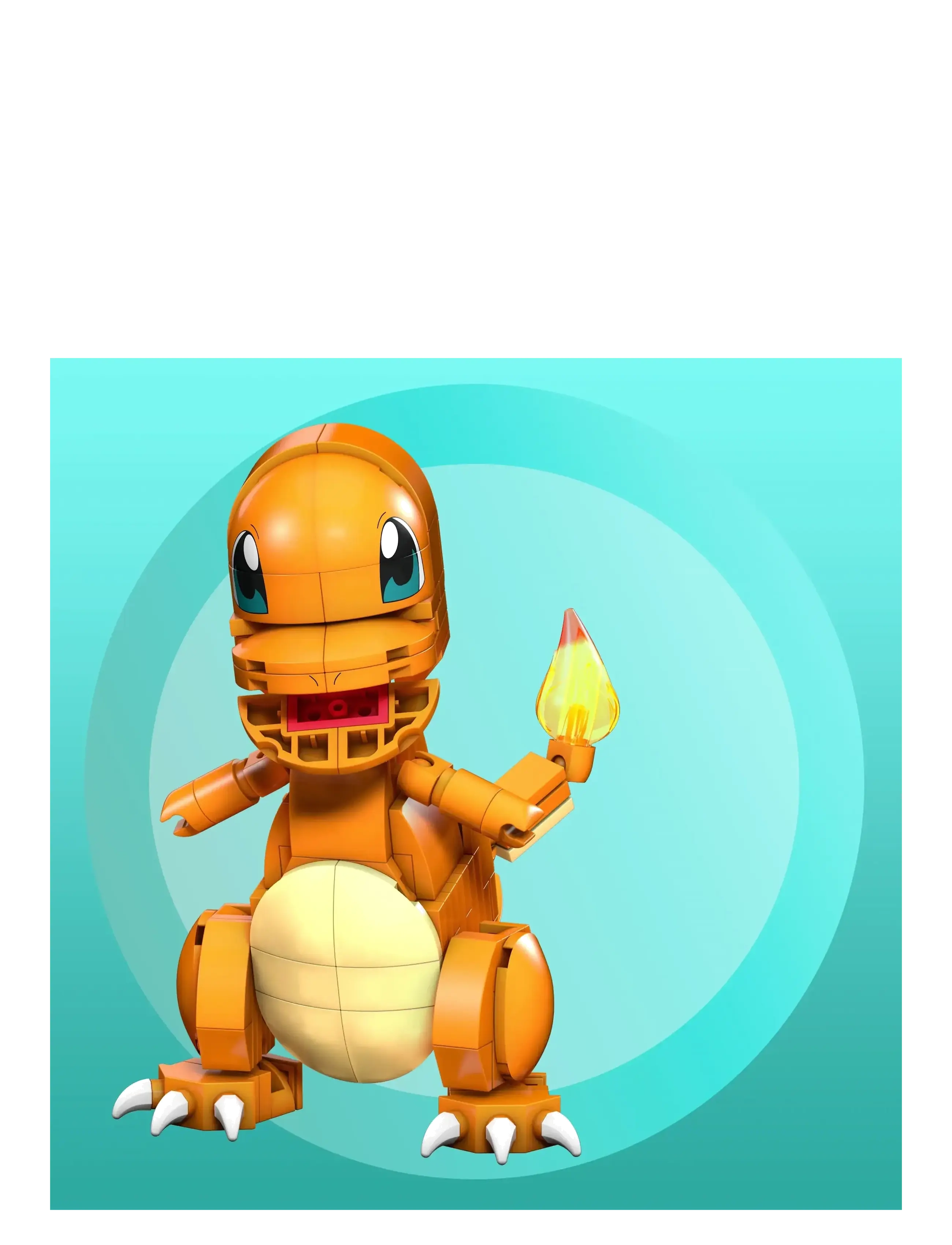Mega - Pokémon Build & Show Charmander toy building set, 4 inches tall, - baukästen - multi color - 5