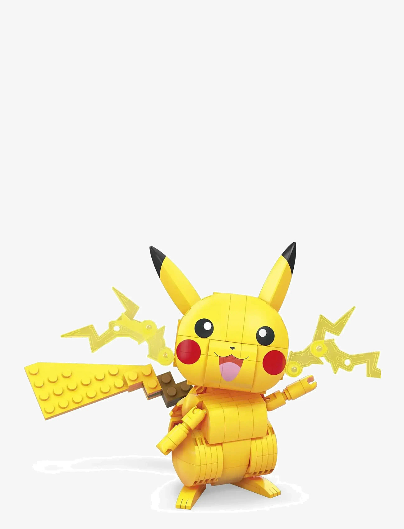 Mega - Pokémon Building Toy Kit Pikachu (211 Pieces) with 1 Action Figure for Kids - laveste priser - multi color - 3