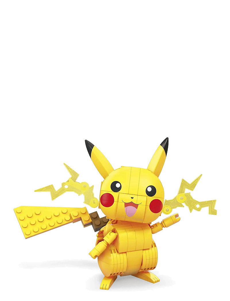Mega - Pokémon Building Toy Kit Pikachu (211 Pieces) with 1 Action Figure for Kids - movies & fairy tale characters - multi color - 3