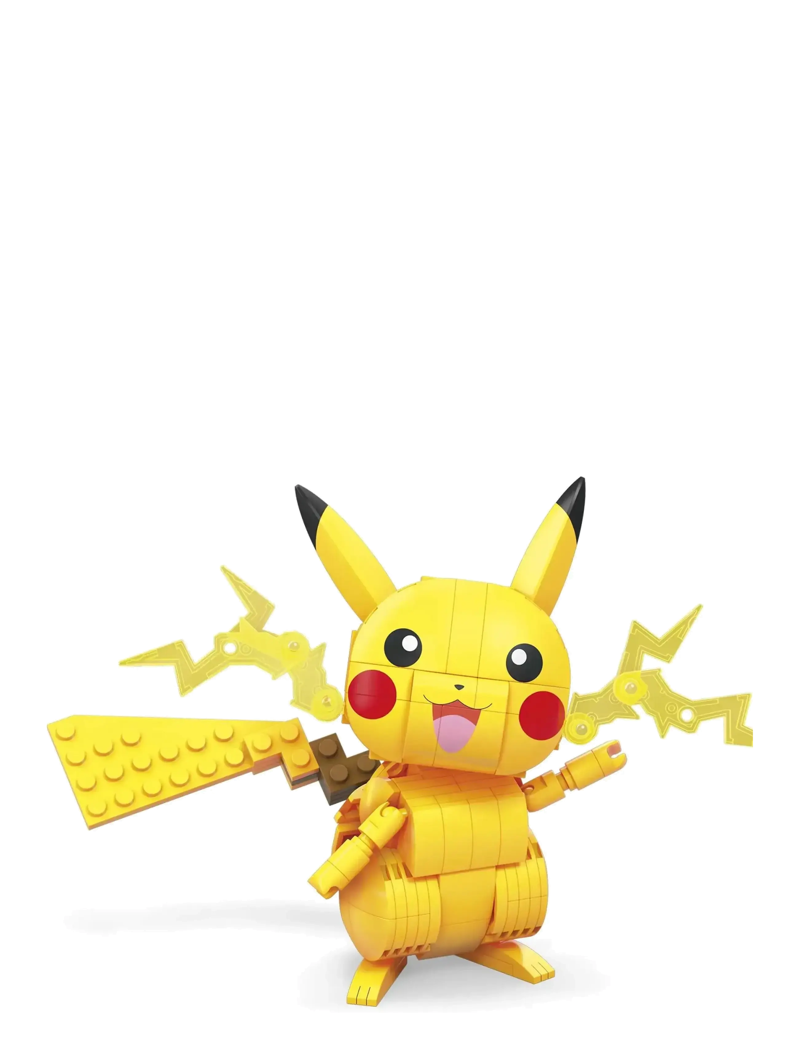 Mega - Pokémon Building Toy Kit Pikachu (211 Pieces) with 1 Action Figure for Kids - die niedrigsten preise - multi color - 3