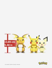Mega - Pokémon Build And Show Pikachu Evolution Trio - byggesett - multi color - 3