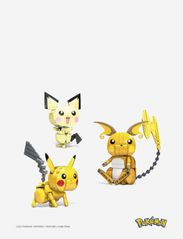 Mega - Pokémon Build And Show Pikachu Evolution Trio - byggesæt - multi color - 5