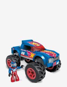 Hot Wheels Construx Race Ace Monster Truck, Mega