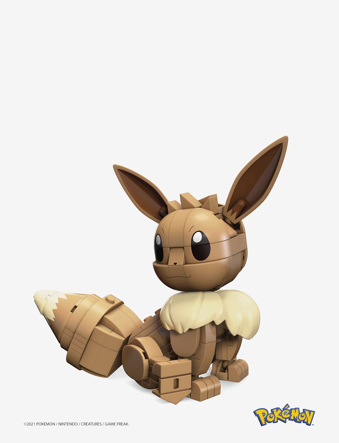 Mega - Pokémon Building Toy Kit Eevee with 1 Action Figure (215 Pieces) for Kids - byggesæt - multi color - 3