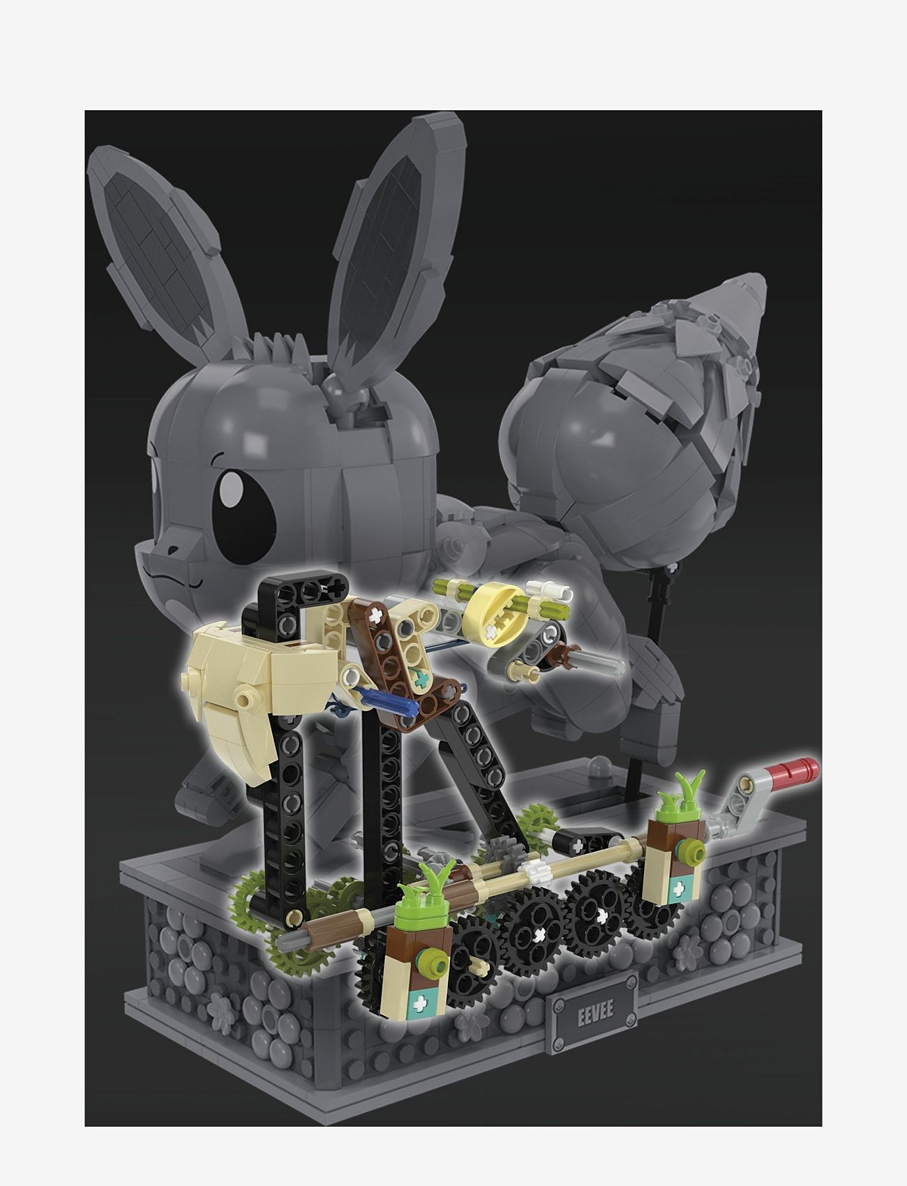 Mega - Pokémon Motion Eevee Building Toy Kit (1366 Pieces) for Collectors - rakennussetit - multi color - 4