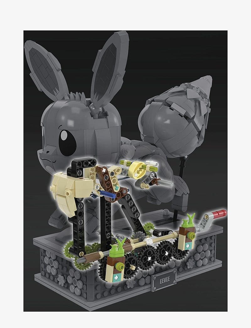 Mega - Pokémon Motion Eevee Building Toy Kit (1366 Pieces) for Collectors - ehituskomplektid - multi color - 4