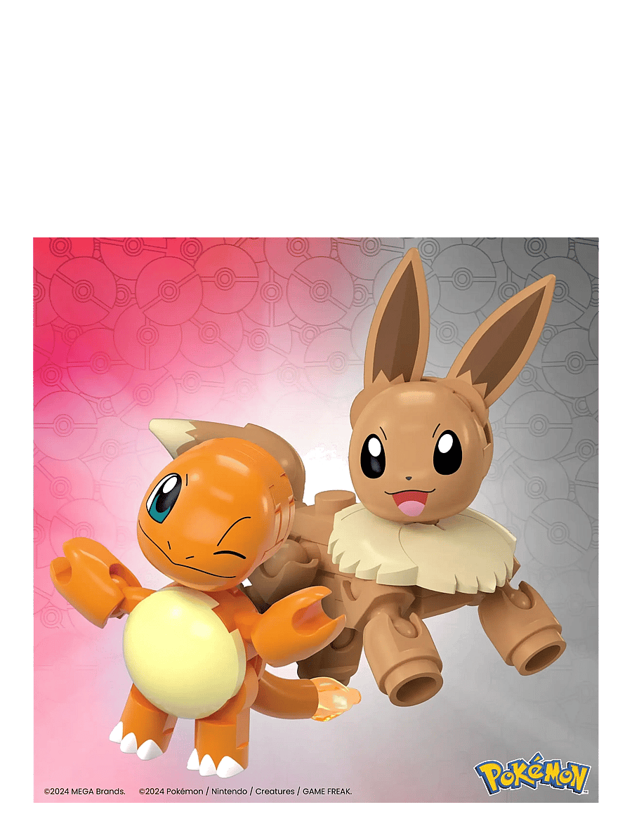 Mega - Pokémon Poké Ball 2-Pack Building Toy Kits with 2 Action Figures (40 Pieces) for Kids - mängukomplektid - multi color - 5