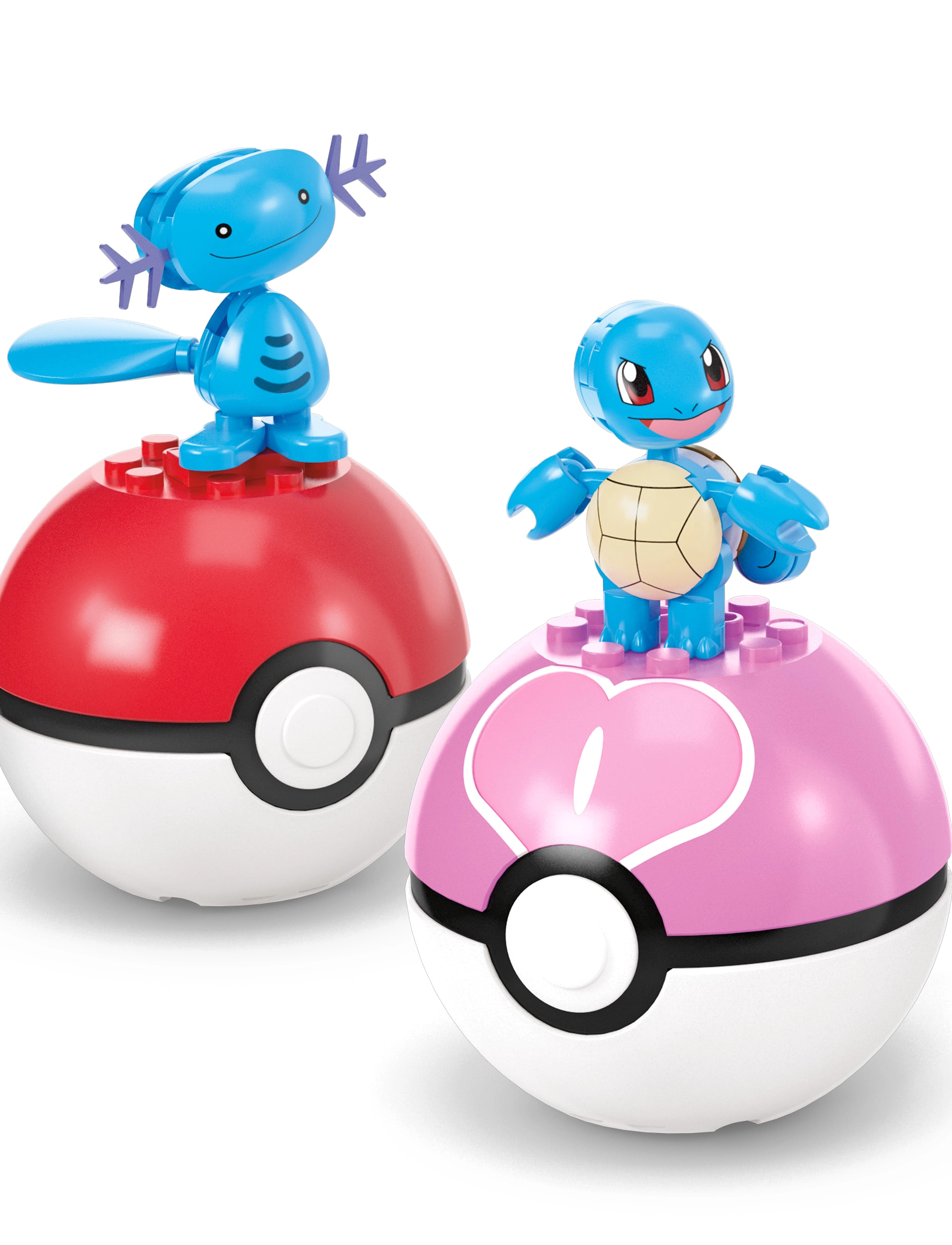 Mega Pokémon Water-Type Trainer Team Building Toy Kits With 2 Action Figures (79 Pieces) For Kids, One Size, Playsets & Figures, Mehrfarbig/gemustert