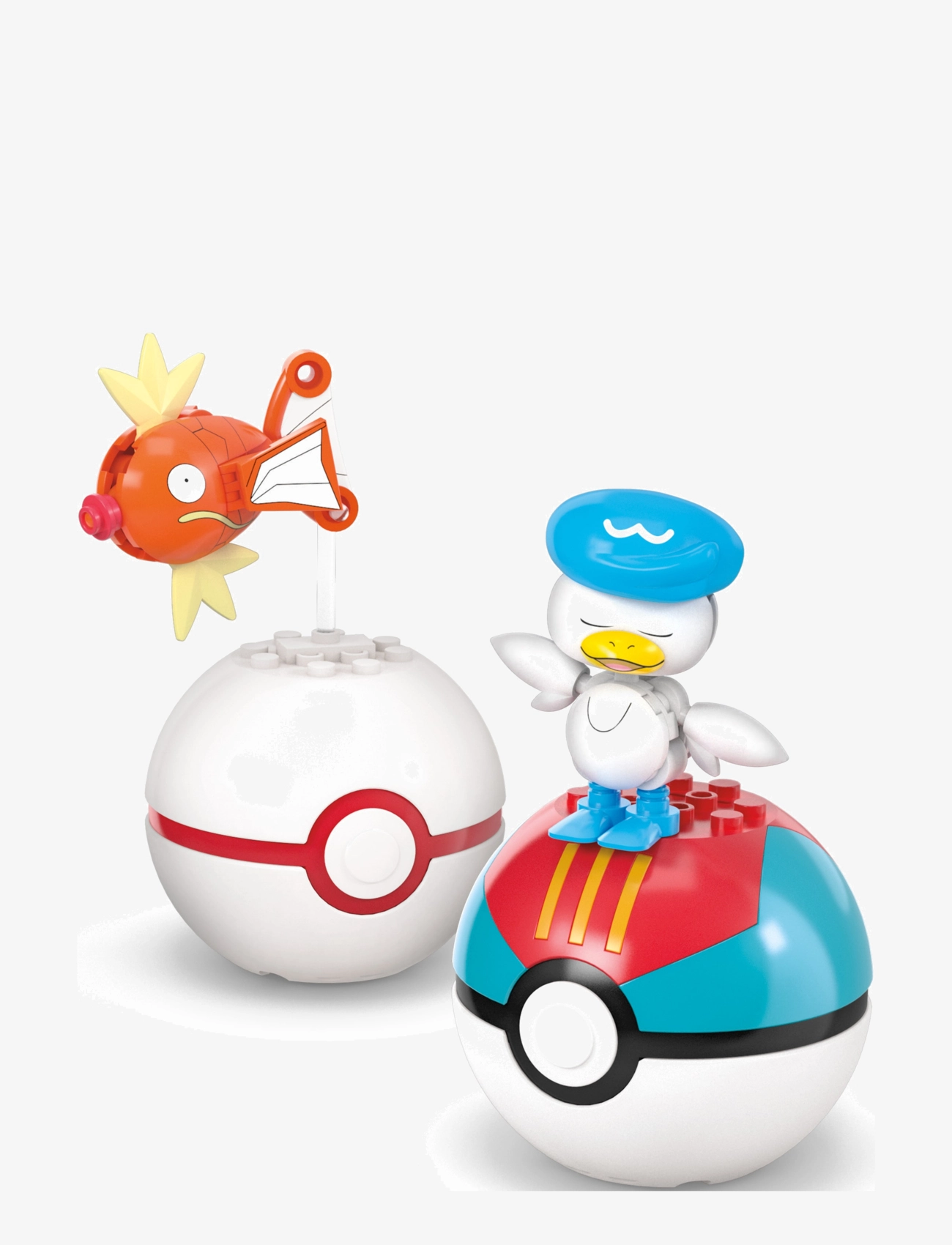Mega - Pokémon Water-Type Trainer Team Building Toy Kits with 2 Action Figures (79 Pieces) for Kids - actionfigurer - multi color - 4